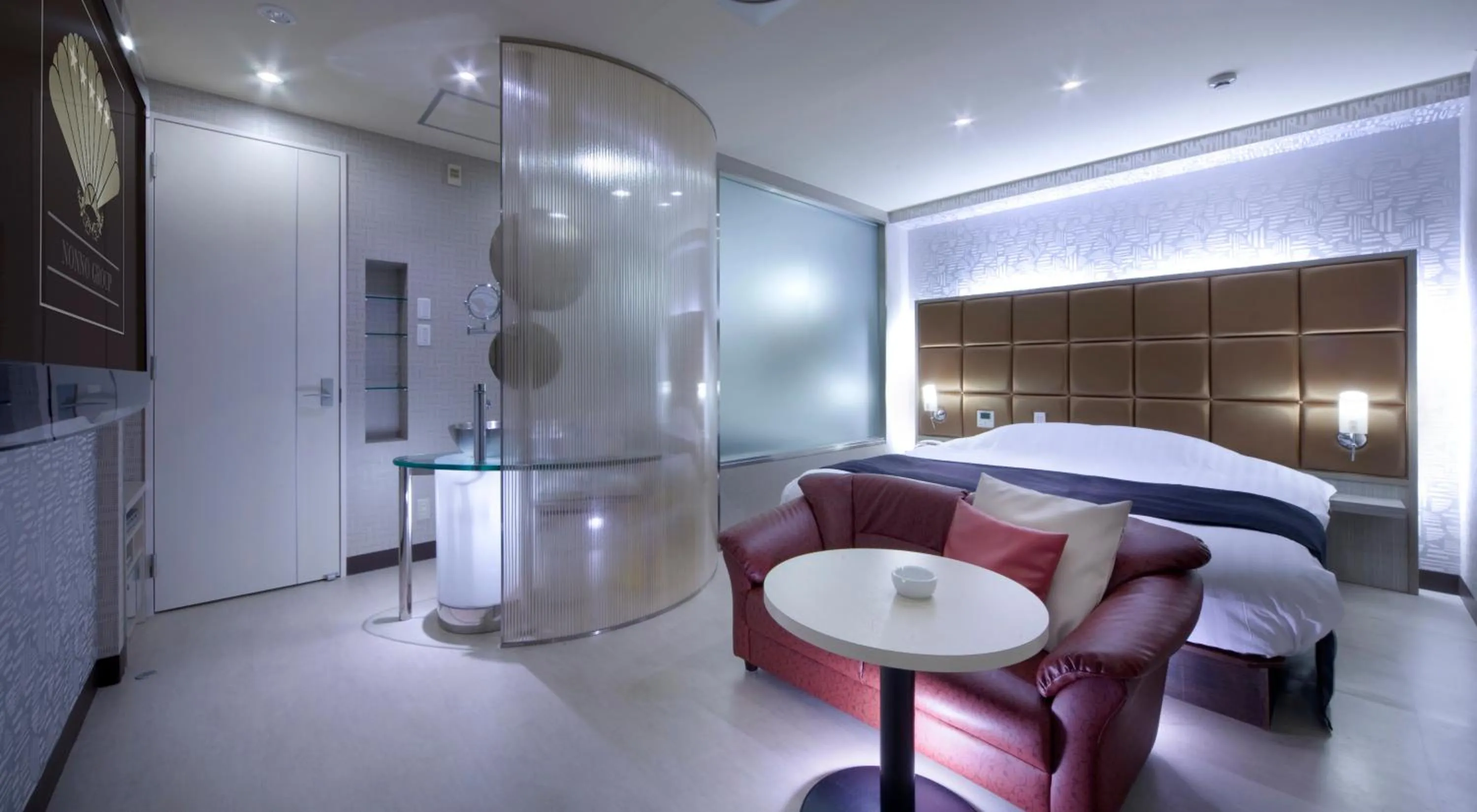 Bed in Hotel Glow Yokkaichi (Adult Only)