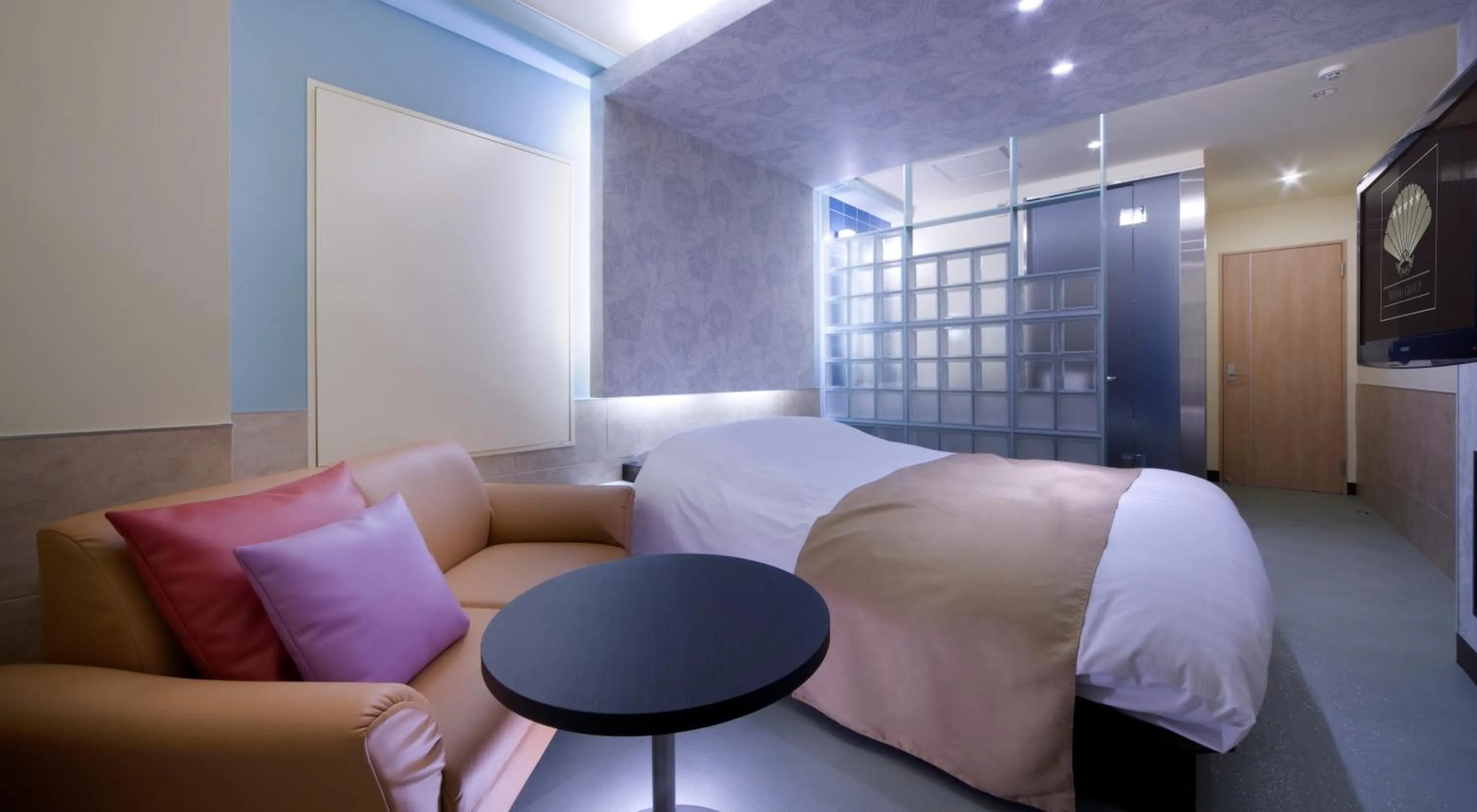 Bed in Hotel Glow Yokkaichi (Adult Only)
