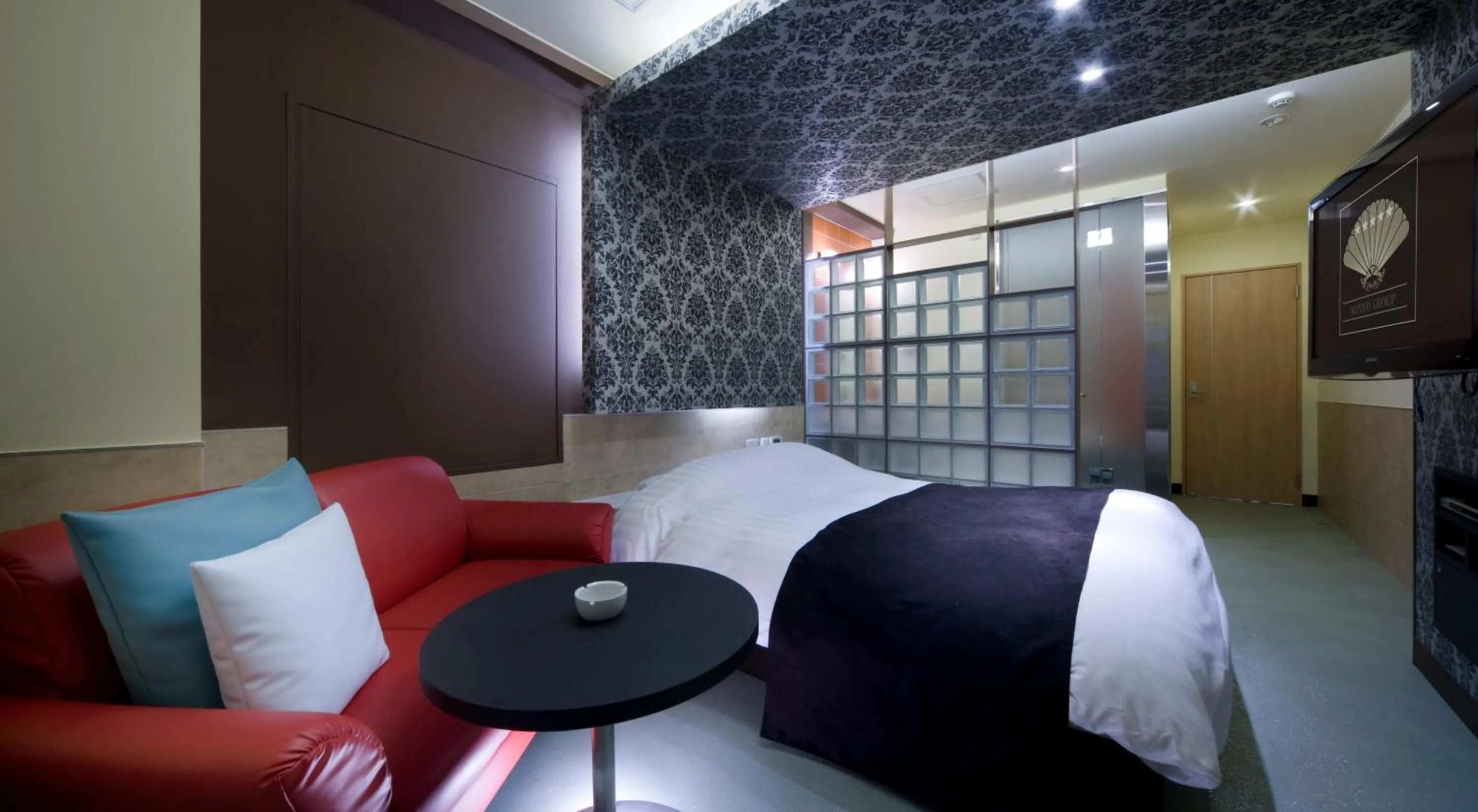 Bed in Hotel Glow Yokkaichi (Adult Only)