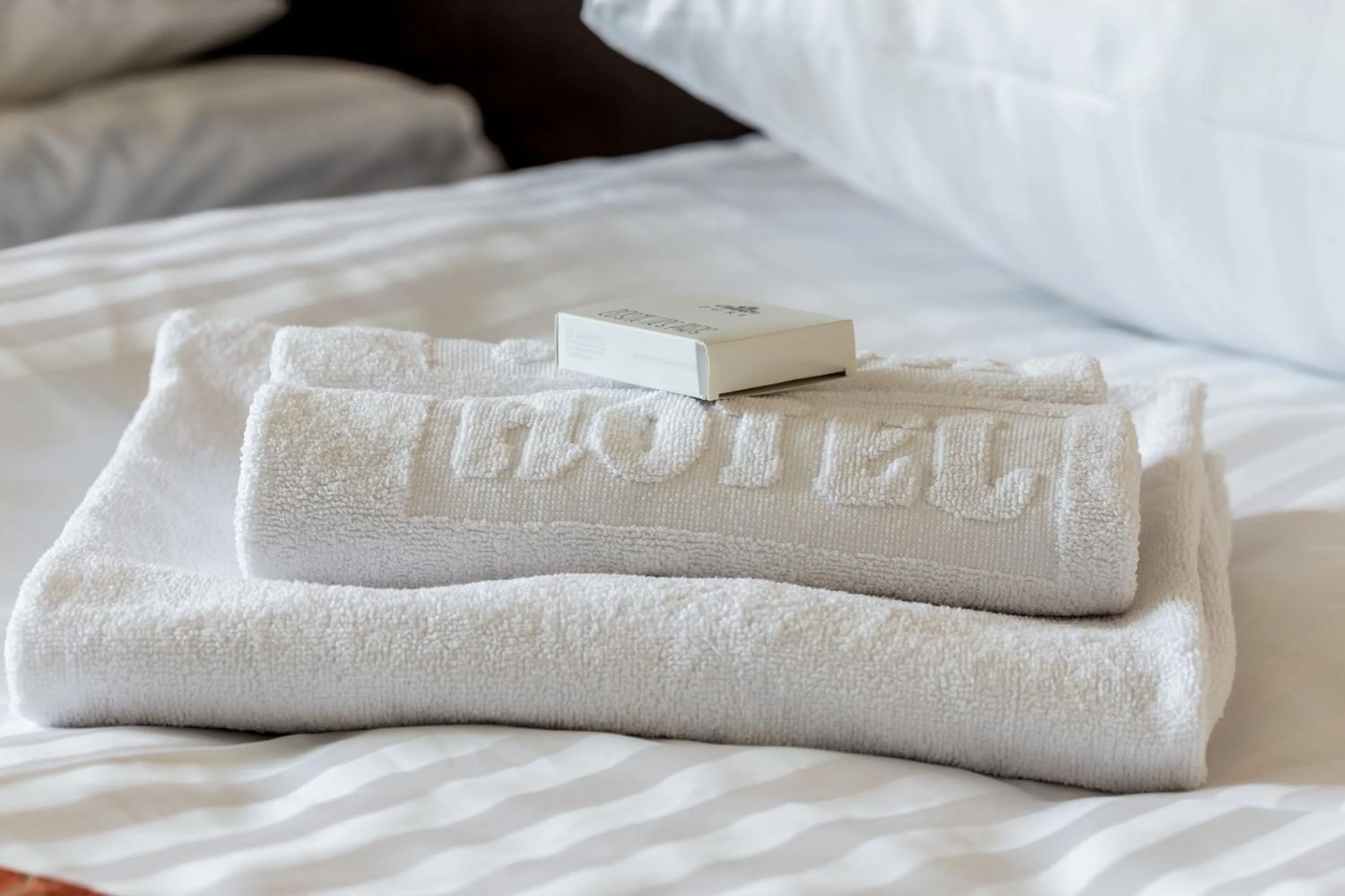 Bed in Hotel Krzyski