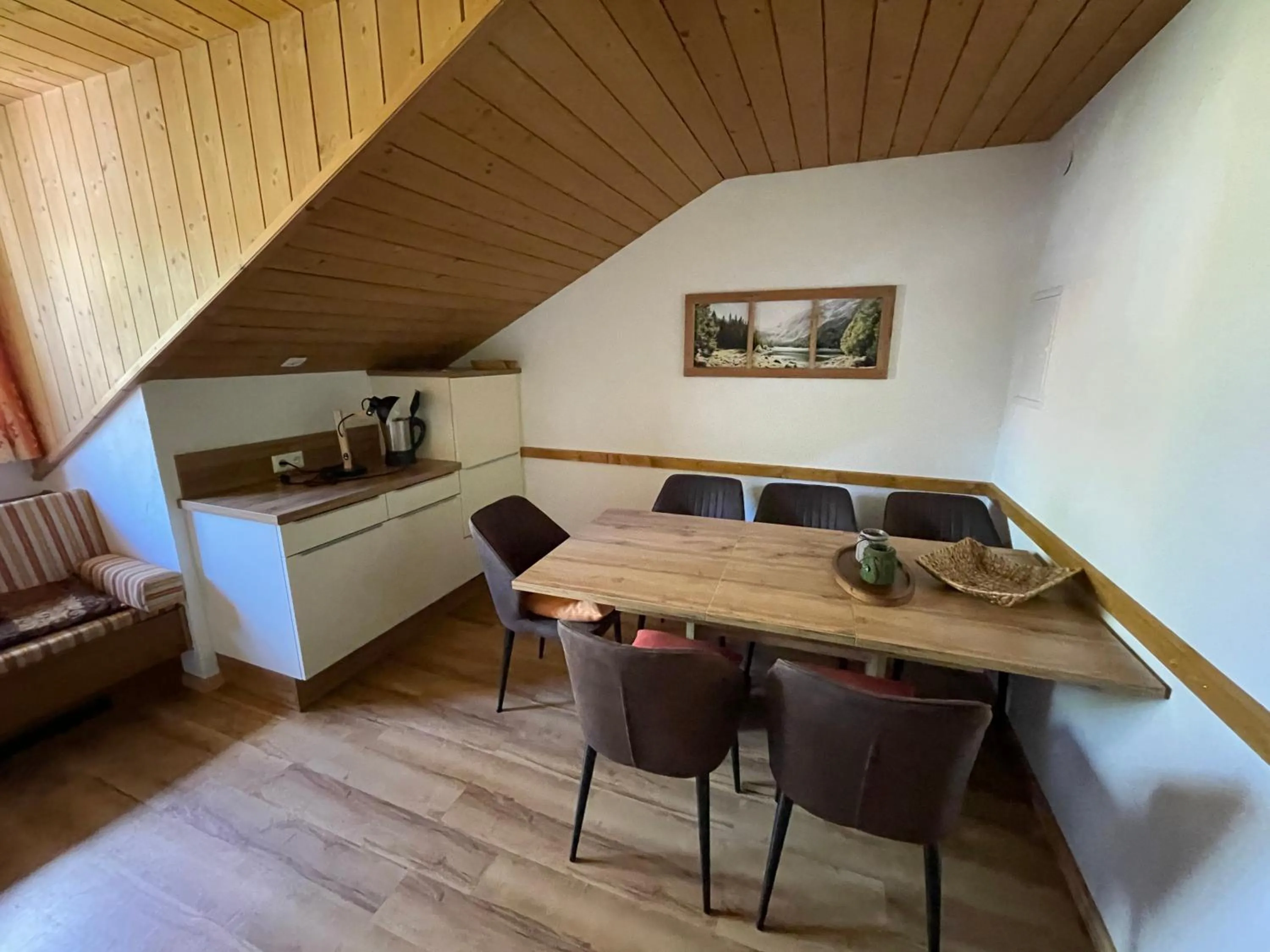 Kitchen or kitchenette in Apart Sonnenheim