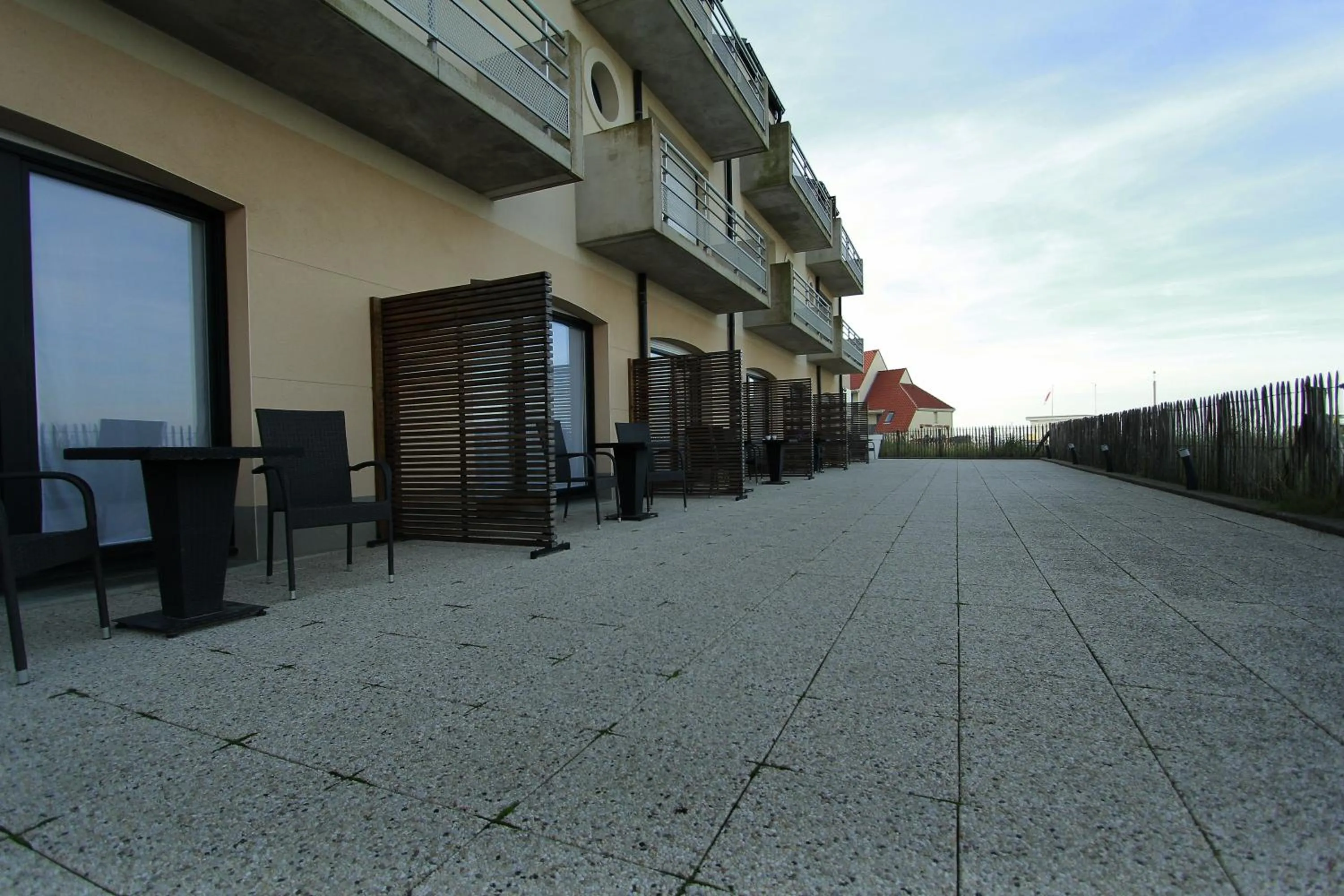 Balcony/Terrace in Logis- Hôtel de la Baie de Wissant & Appartements