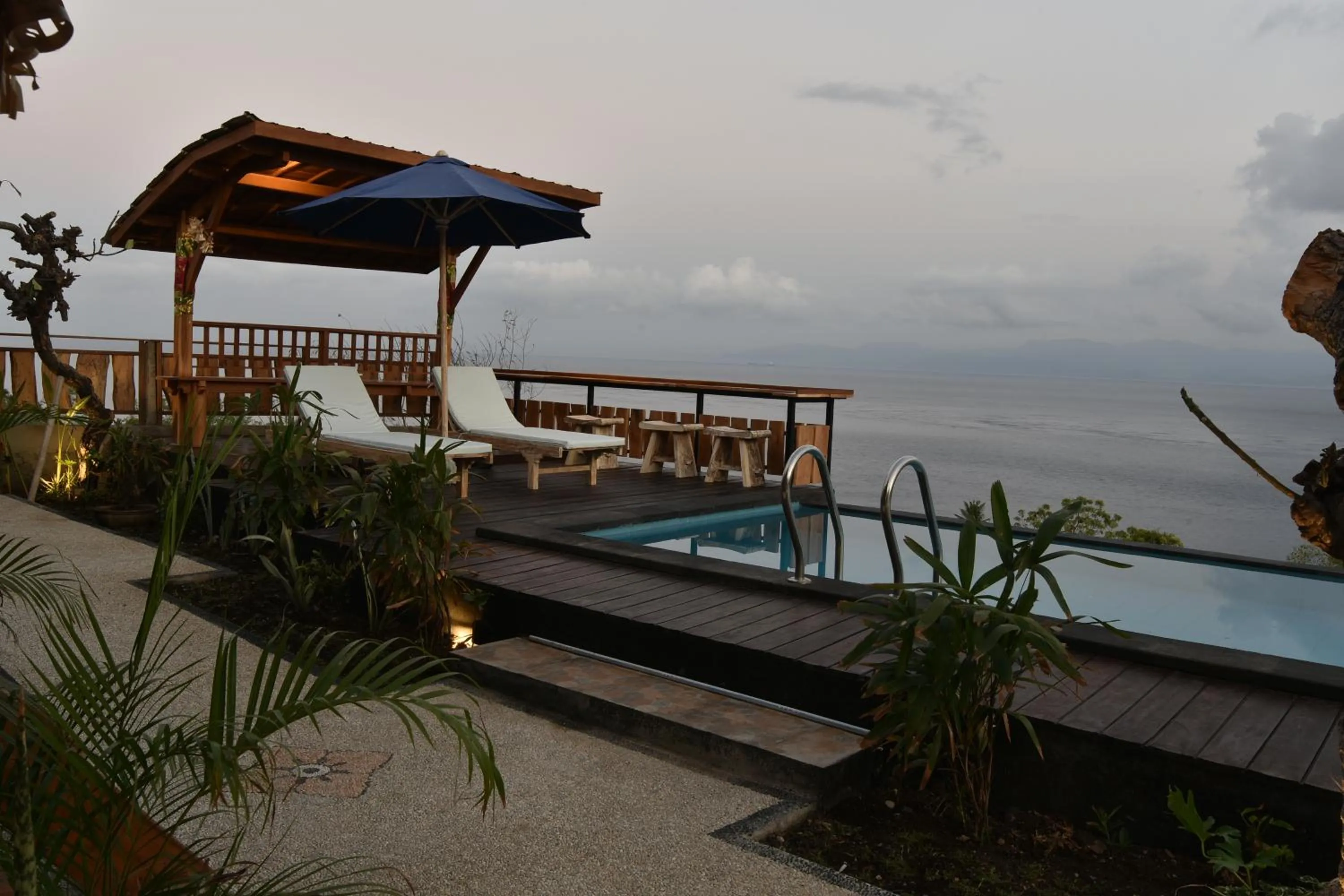 Swimming pool in Daphila Cottage