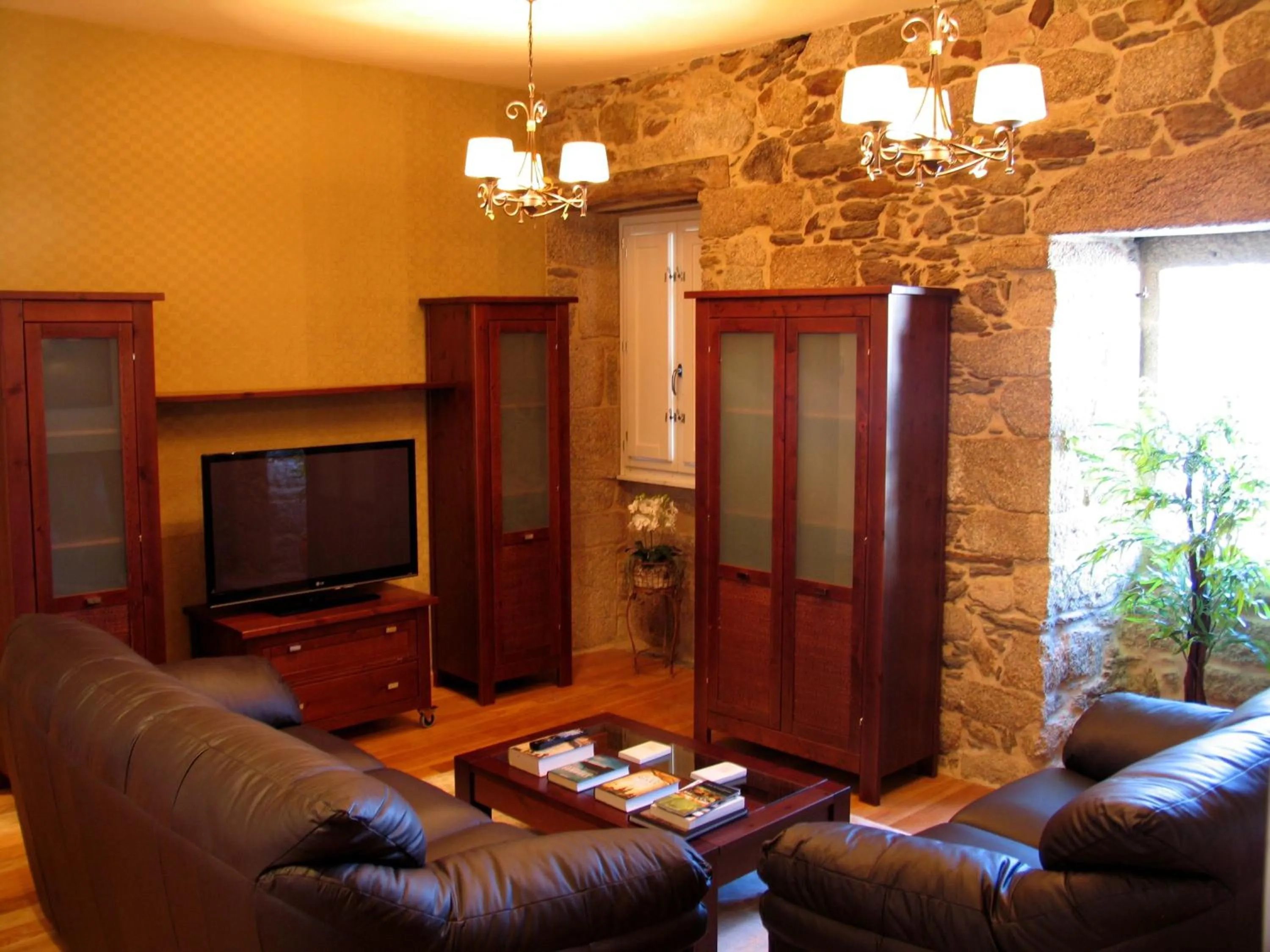 Living room in Hotel Casa de Caldelas
