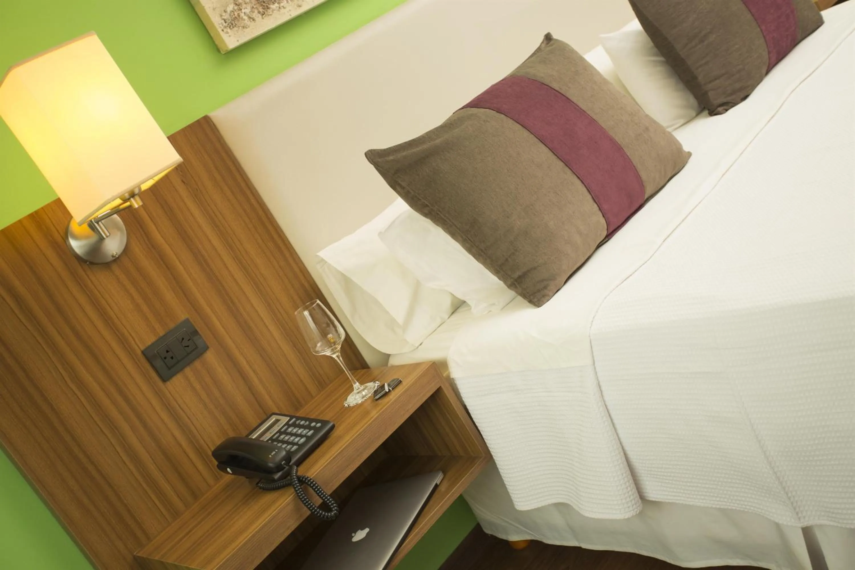 Decorative detail, Bed in Hotel Bicentenario Suites & Spa