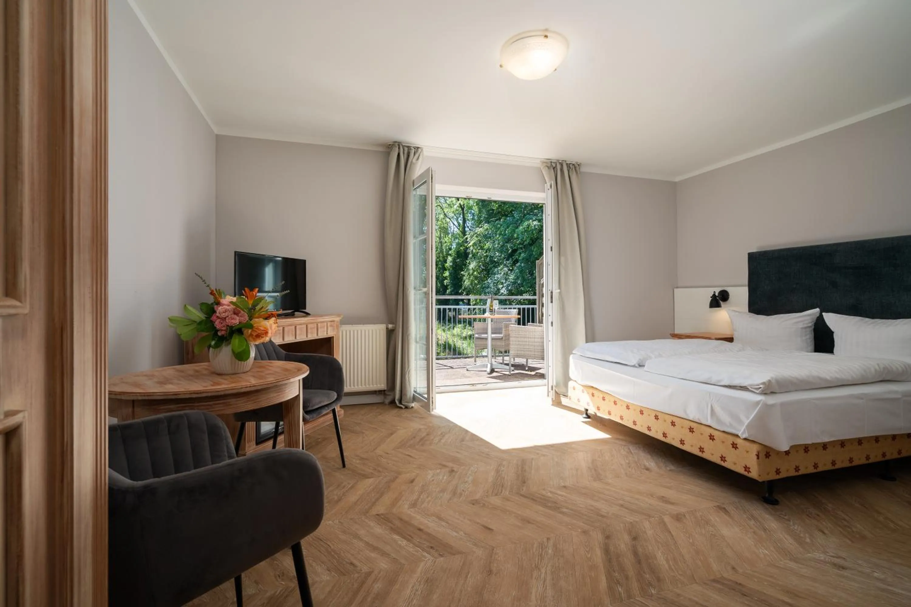 Photo of the whole room, Bed in Hotel Müritz-Park