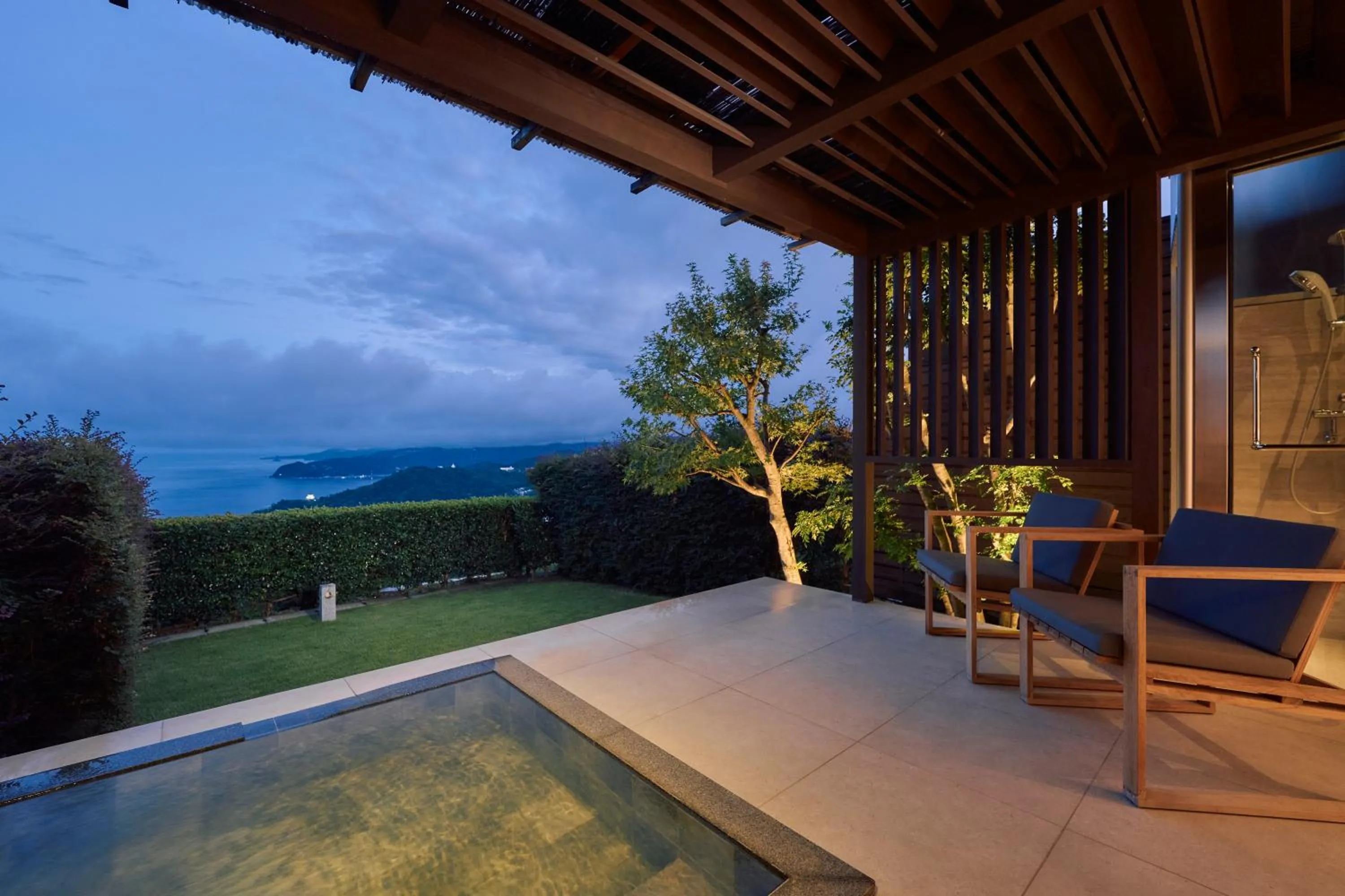 Open Air Bath in Hotel Grand Bach Atami Crescendo