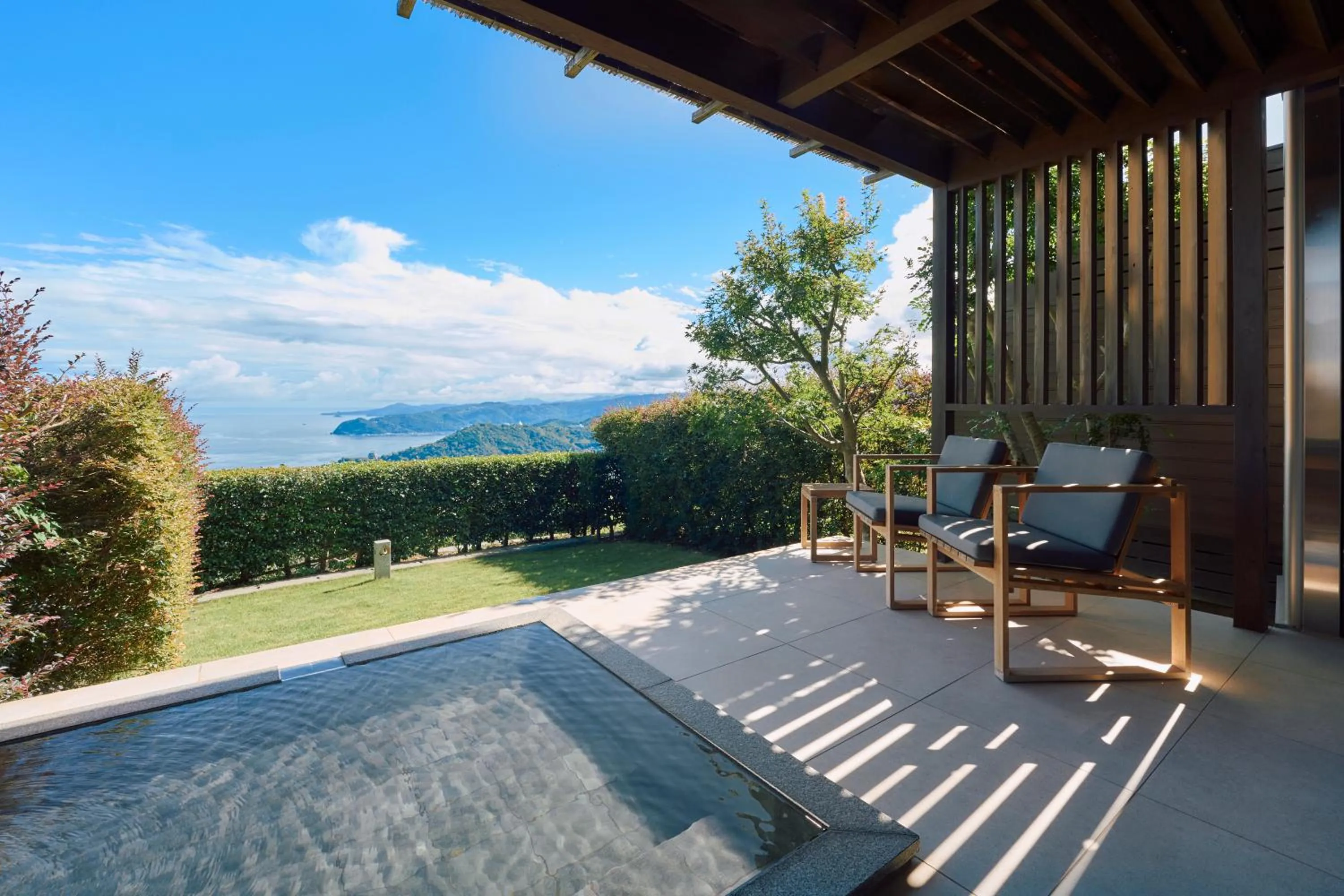 Open Air Bath in Hotel Grand Bach Atami Crescendo