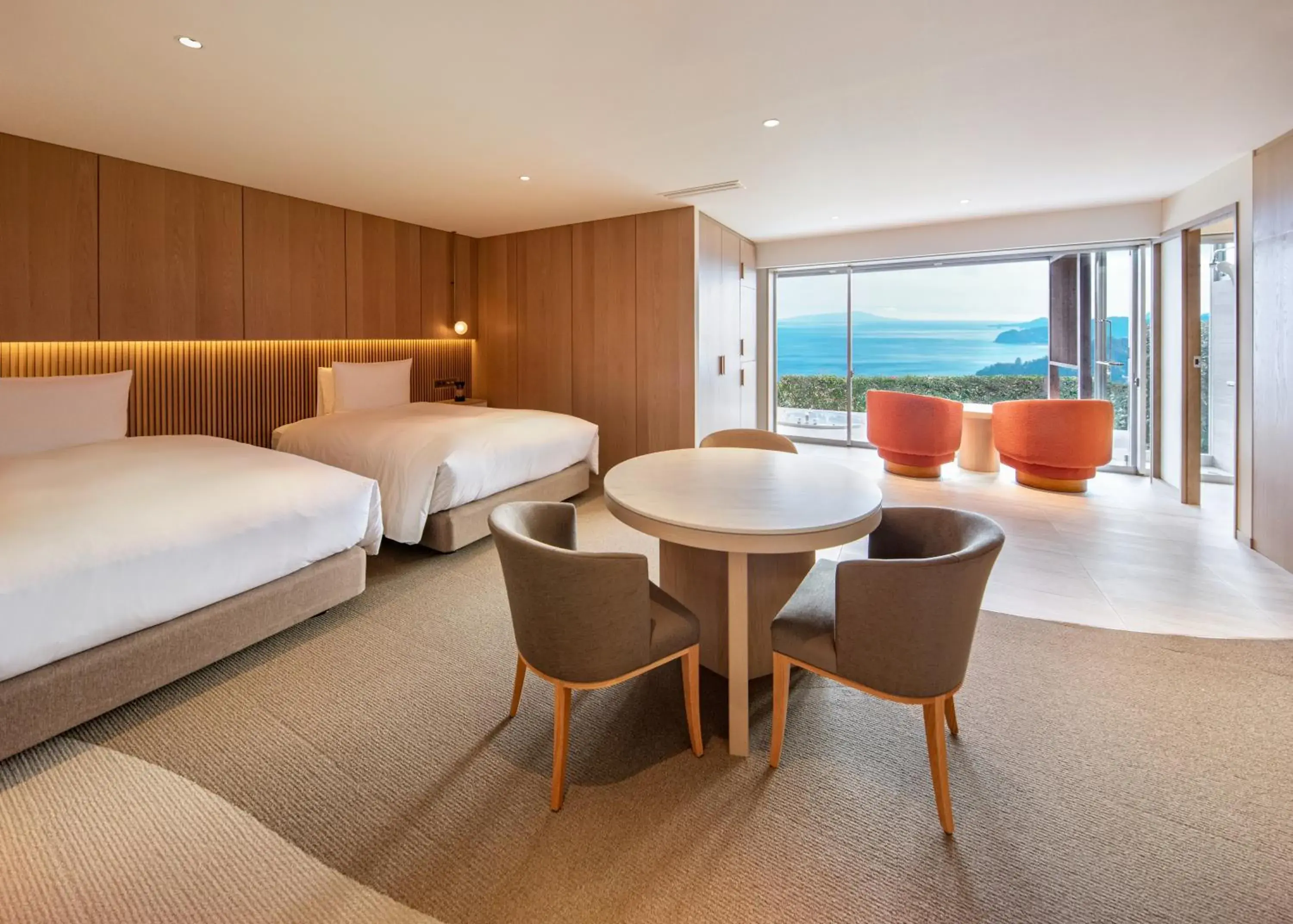 Grandbach Deluxe Twin Room with Indoor Bath Onsen in Hotel Grand Bach Atami Crescendo Grandbach Deluxe Twin Room with Indoor Bath Onsen in Hotel Grand Bach Atami Crescendo