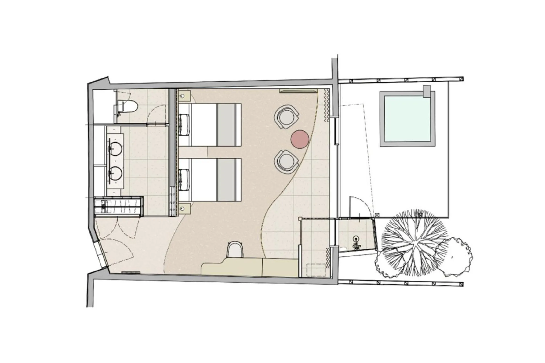 Floor plan in Hotel Grand Bach Atami Crescendo