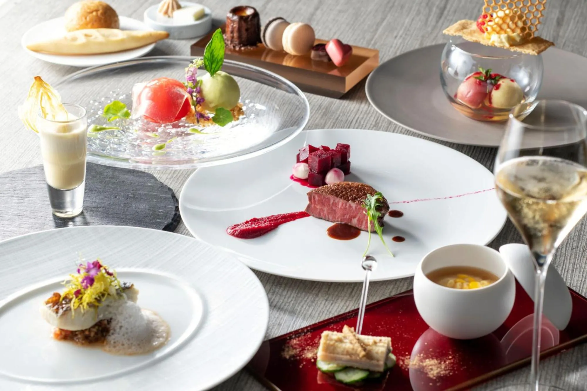 Dinner in Hotel Grand Bach Atami Crescendo