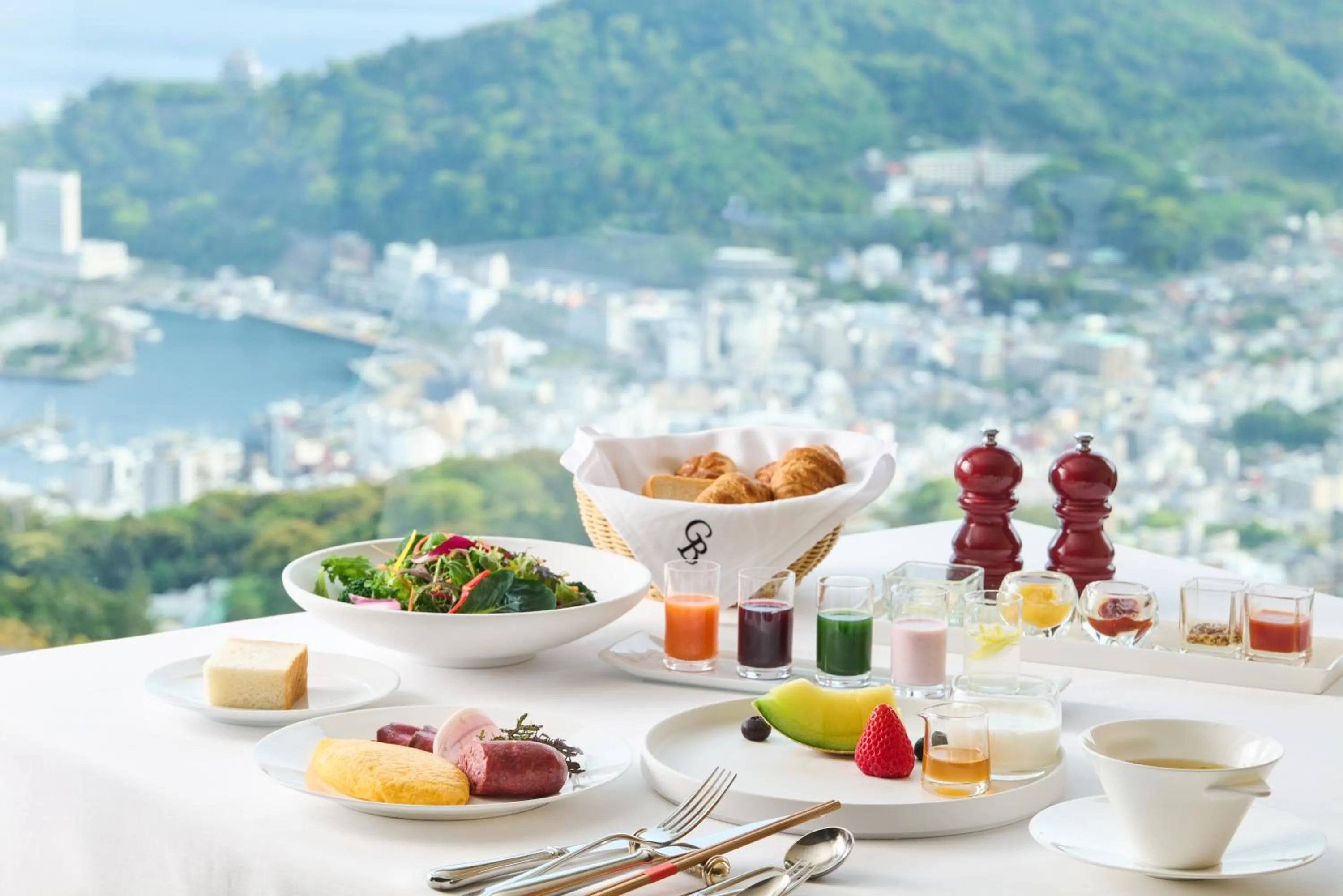 Breakfast in Hotel Grand Bach Atami Crescendo