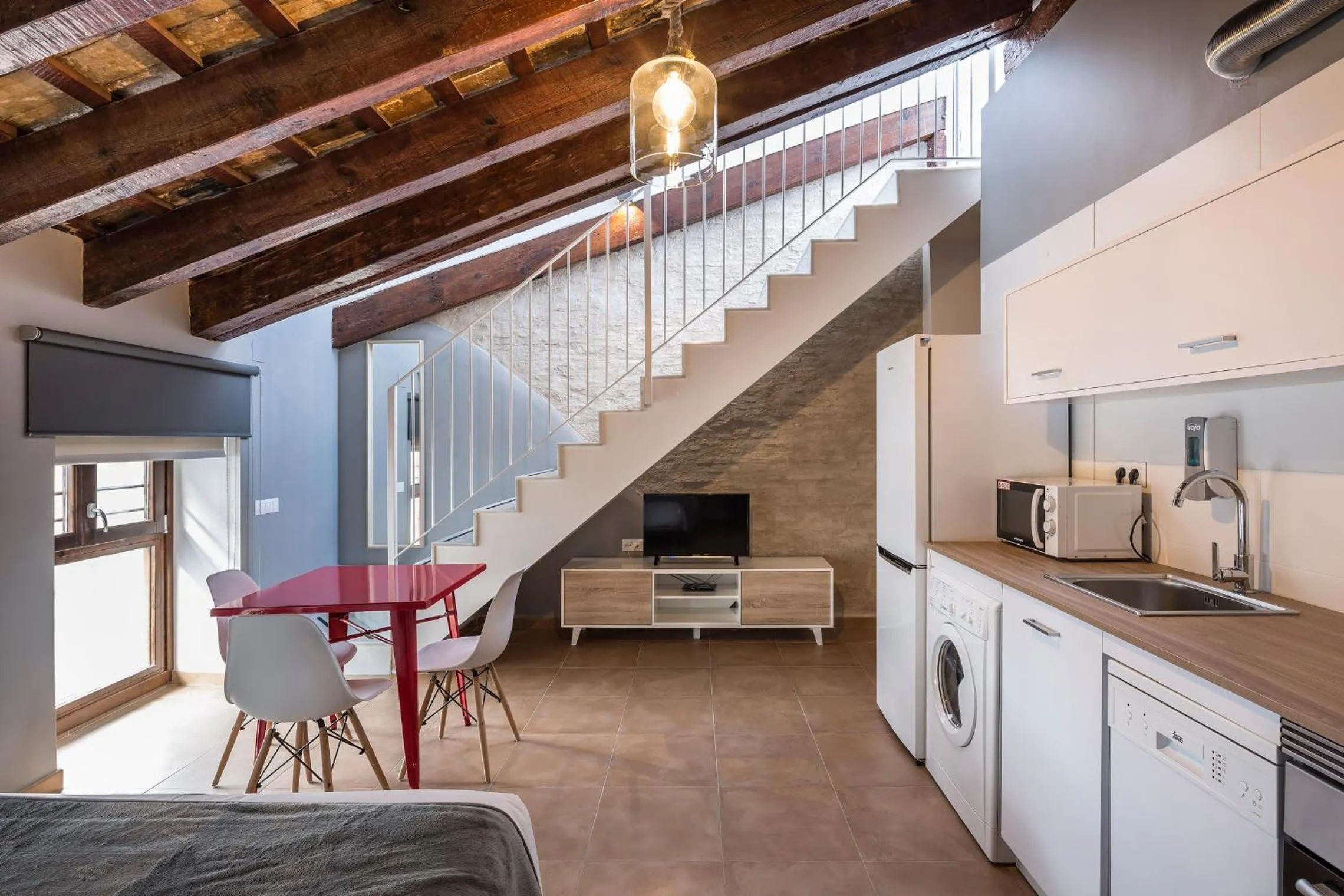 Kitchen or kitchenette in Catalina Suites San Nicolas