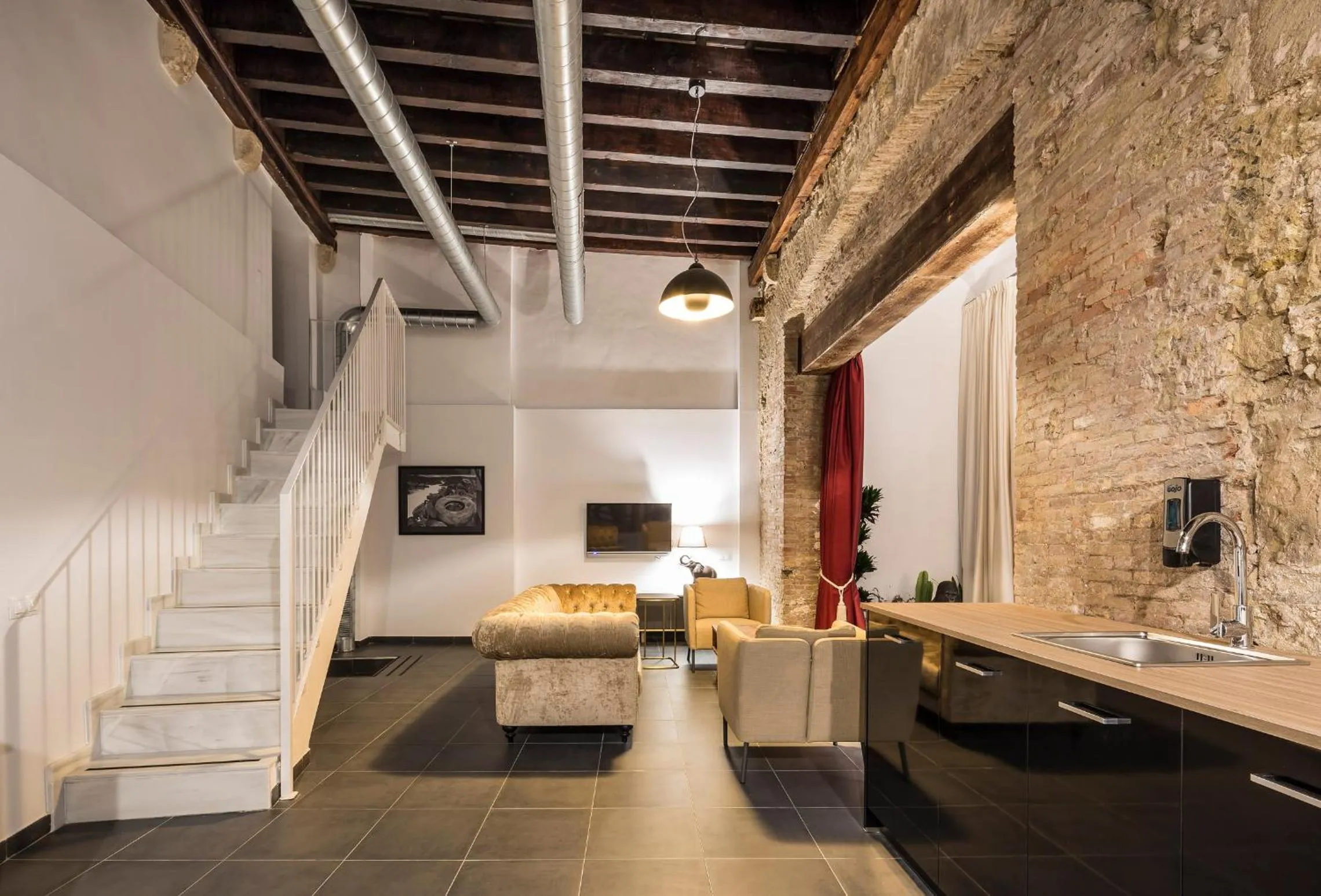 Kitchen or kitchenette in Catalina Suites San Nicolas