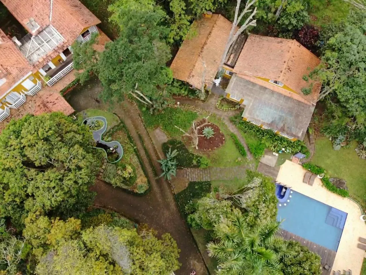 Bird's eye view in Recanto Quinta da Jade