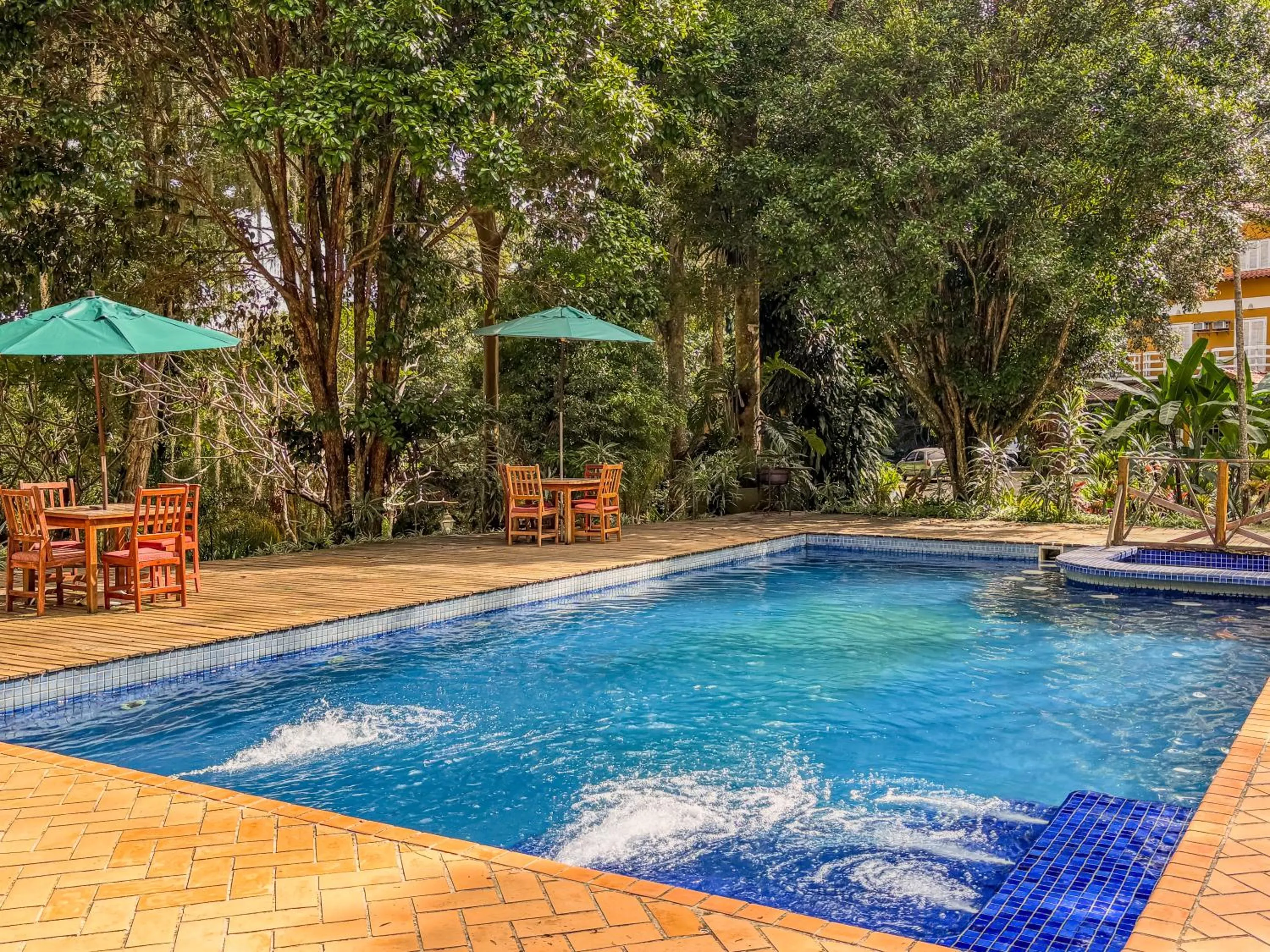 Pool view in Recanto Quinta da Jade