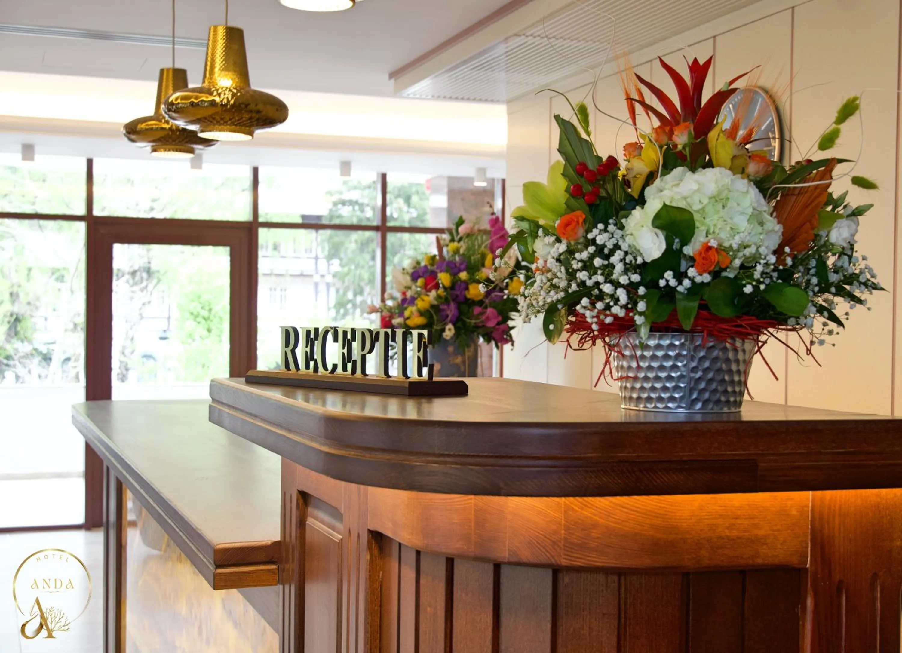 Lobby or reception in Hotel Anda