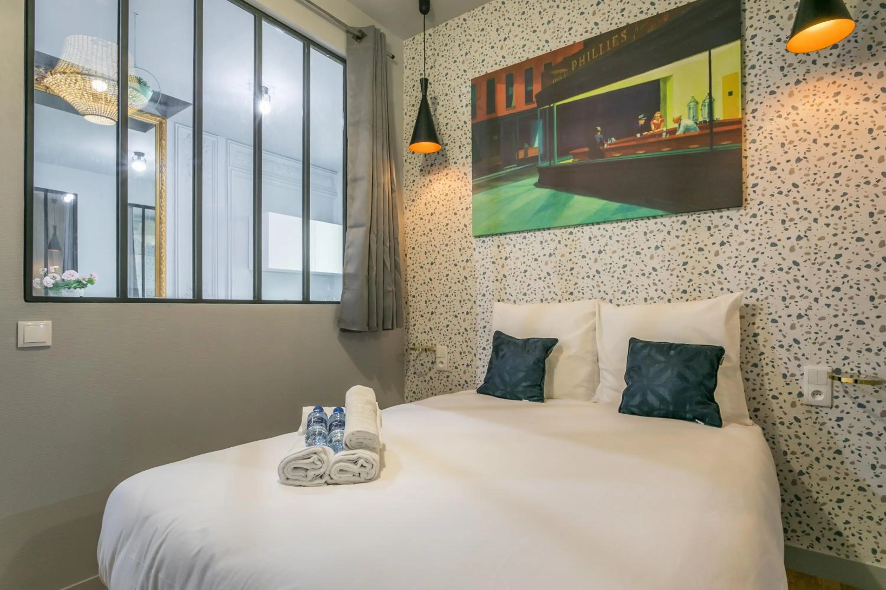 Bedroom, Bed in WS Saint-Lazare - Opera