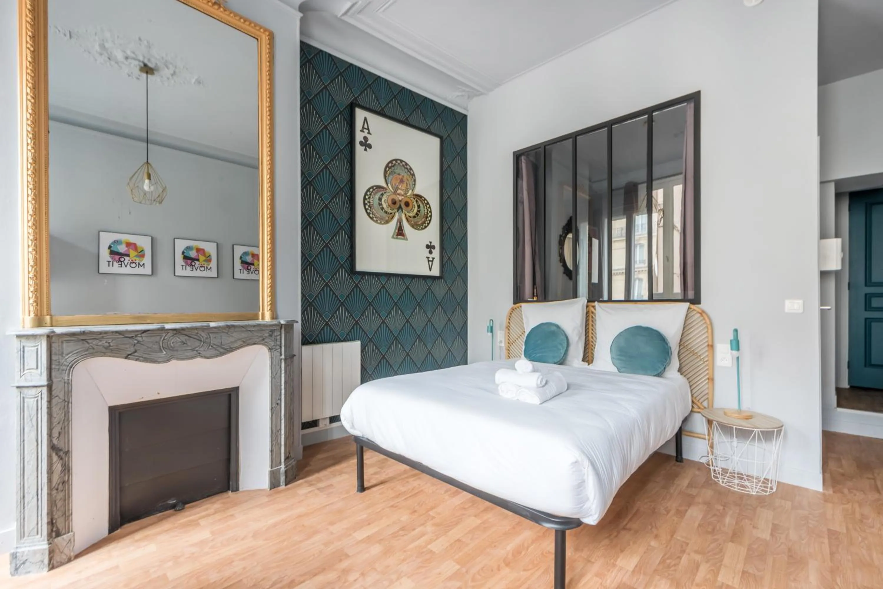 Bedroom, Bed in WS Saint-Lazare - Opera