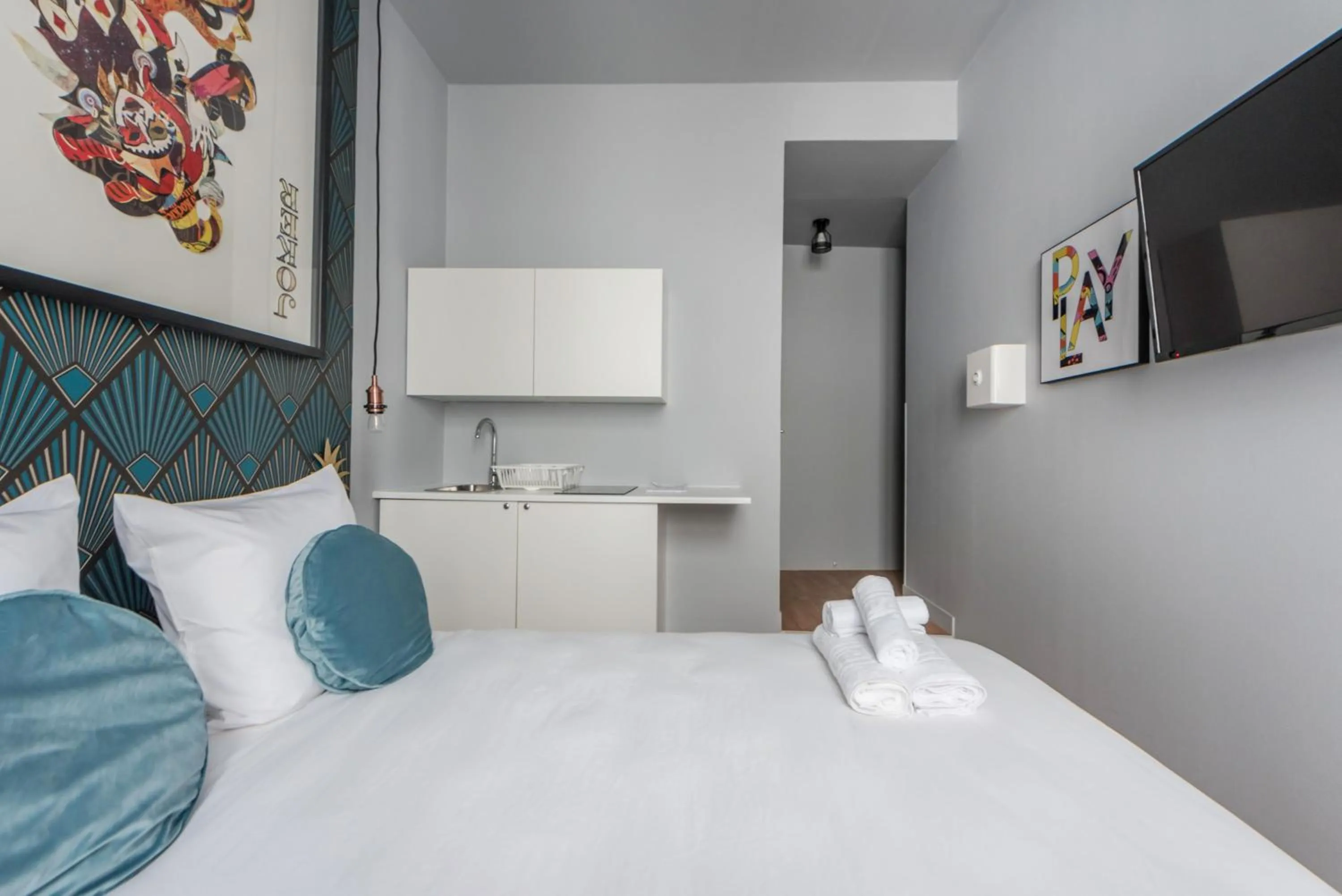 Bedroom, Bed in WS Saint-Lazare - Opera