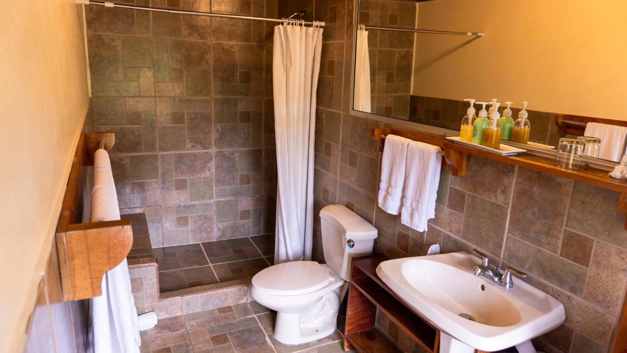 Bathroom in Poas Volcano Lodge