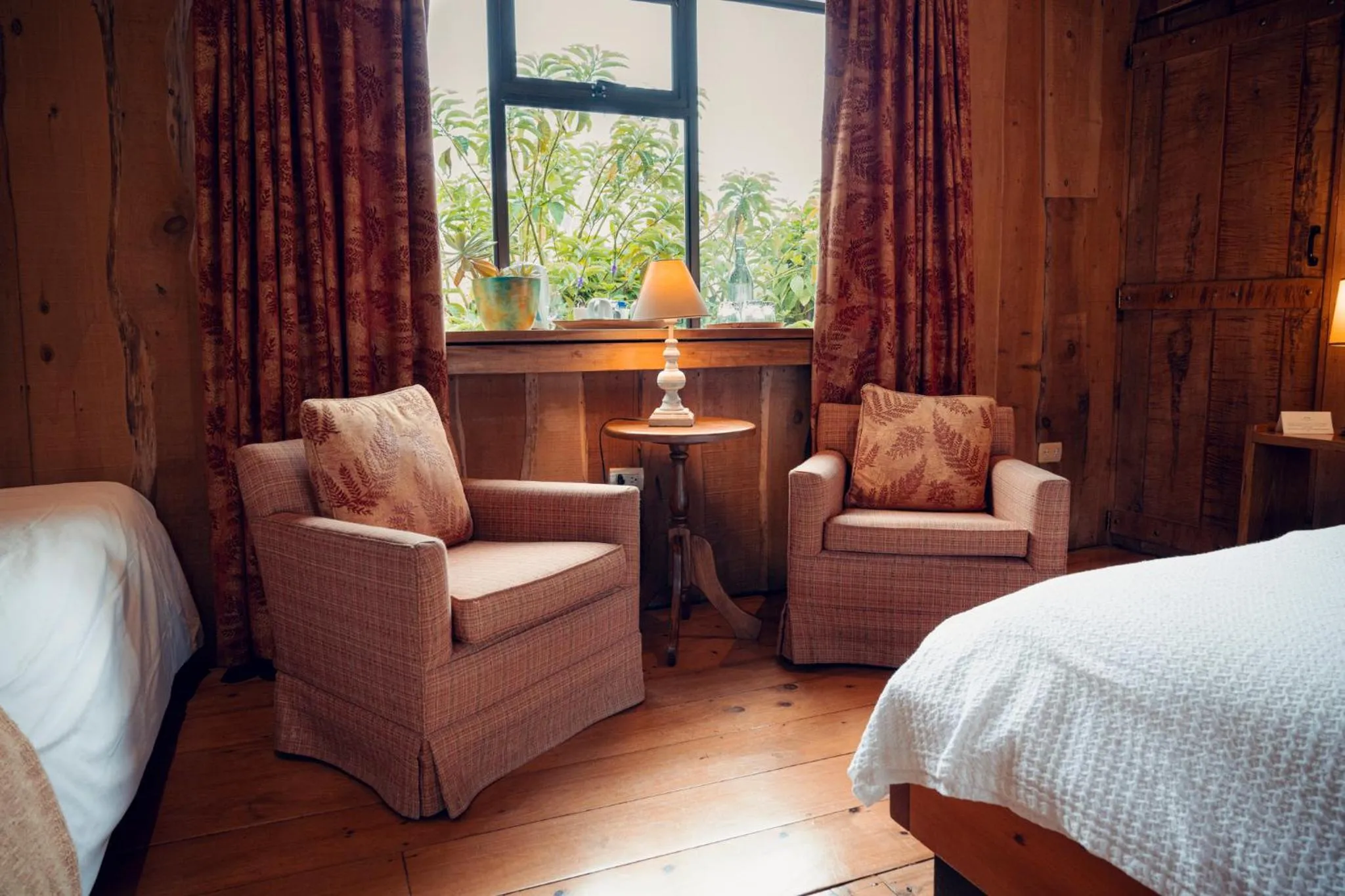 Bed in Poas Volcano Lodge