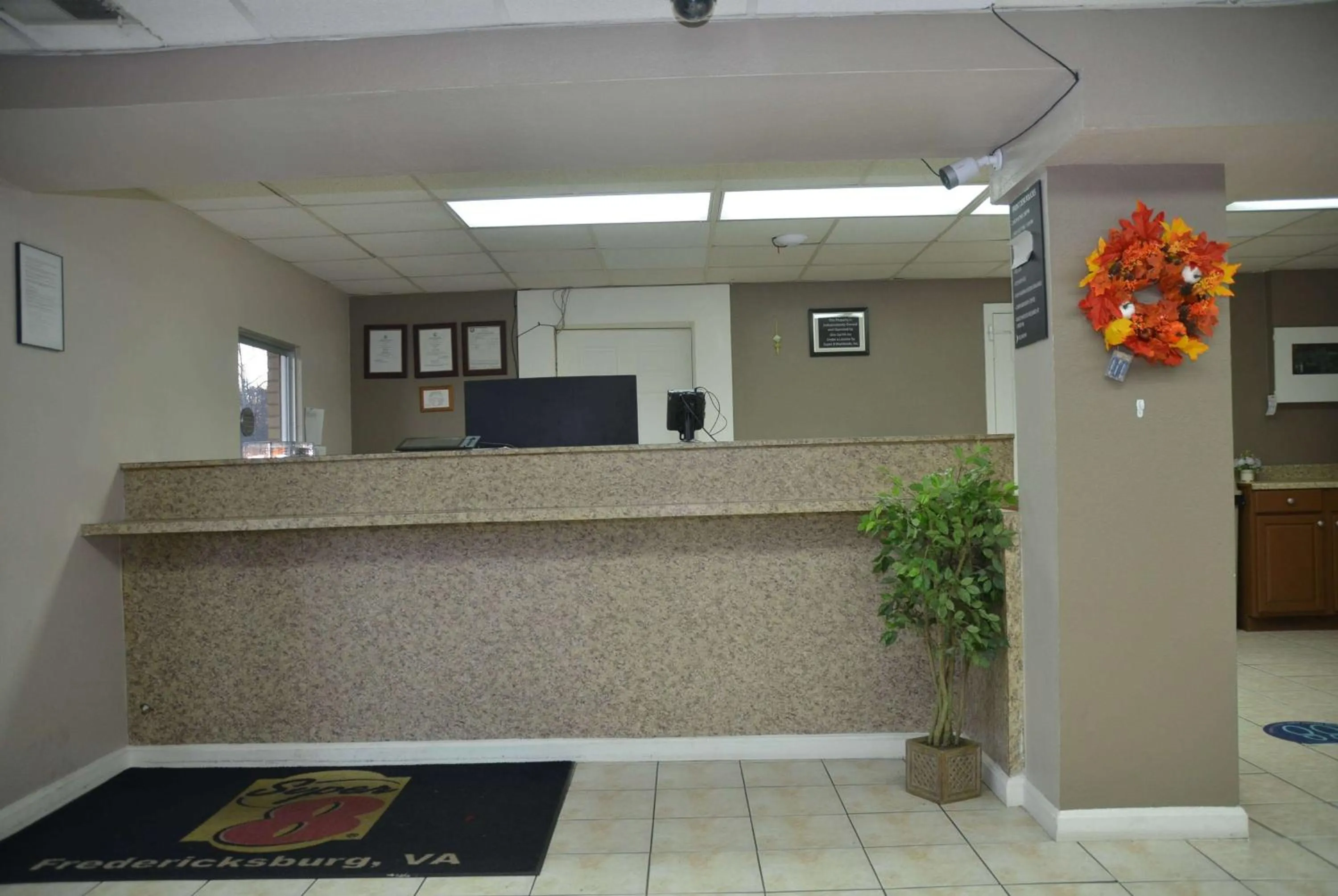 Lobby or reception in Super 8 by Wyndham Fredericksburg