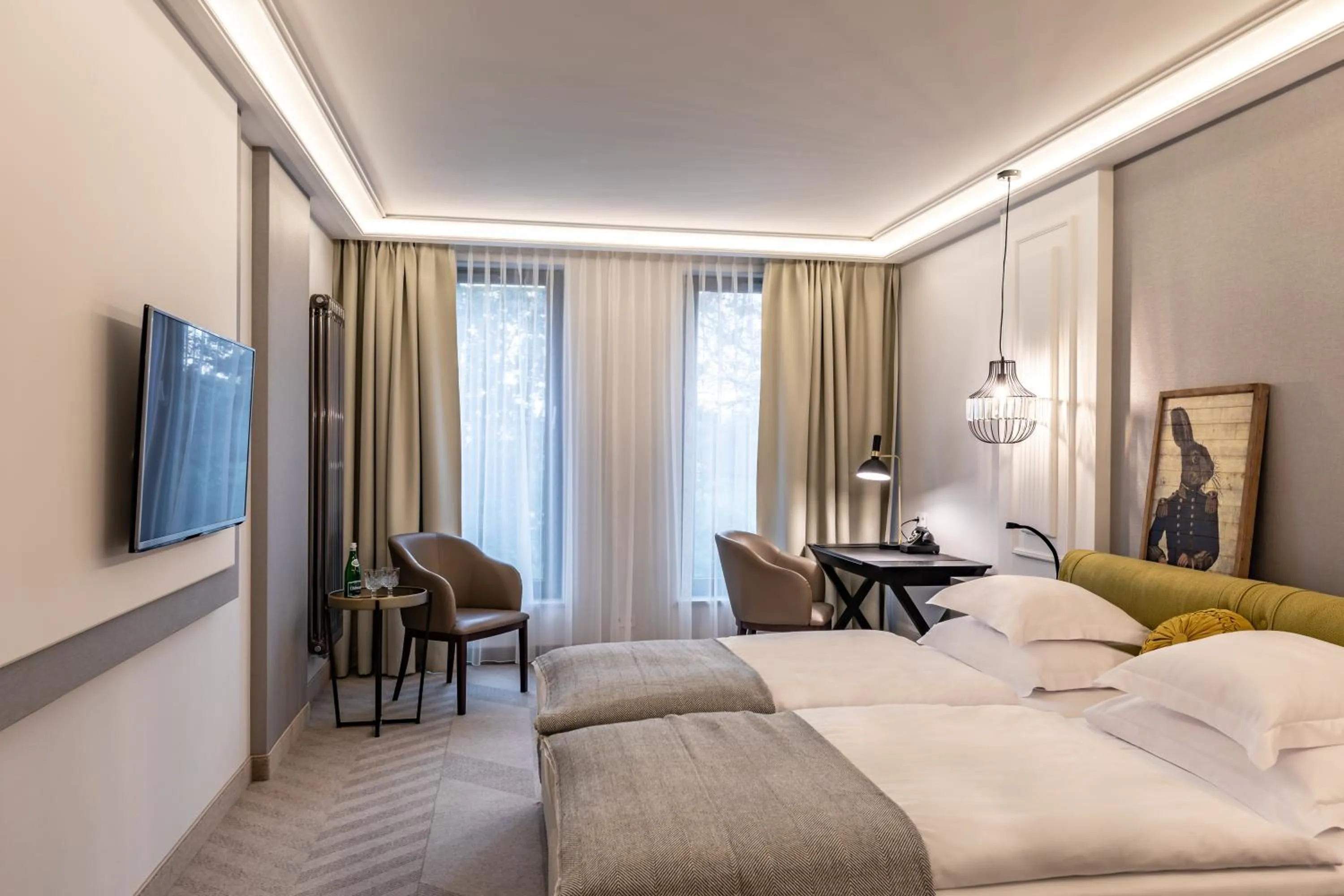 Bed in Hotel Traugutta3