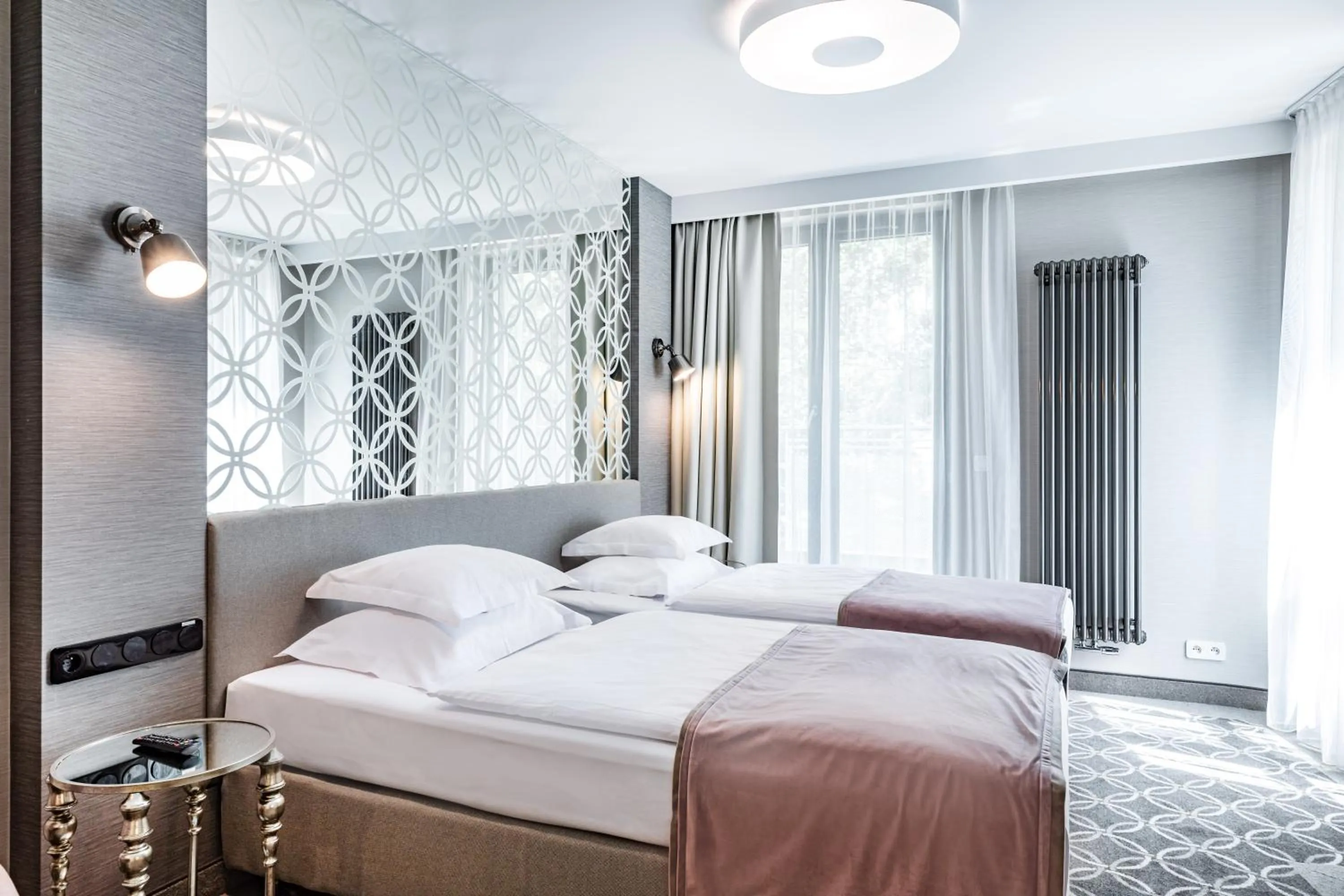 Bed in Hotel Traugutta3