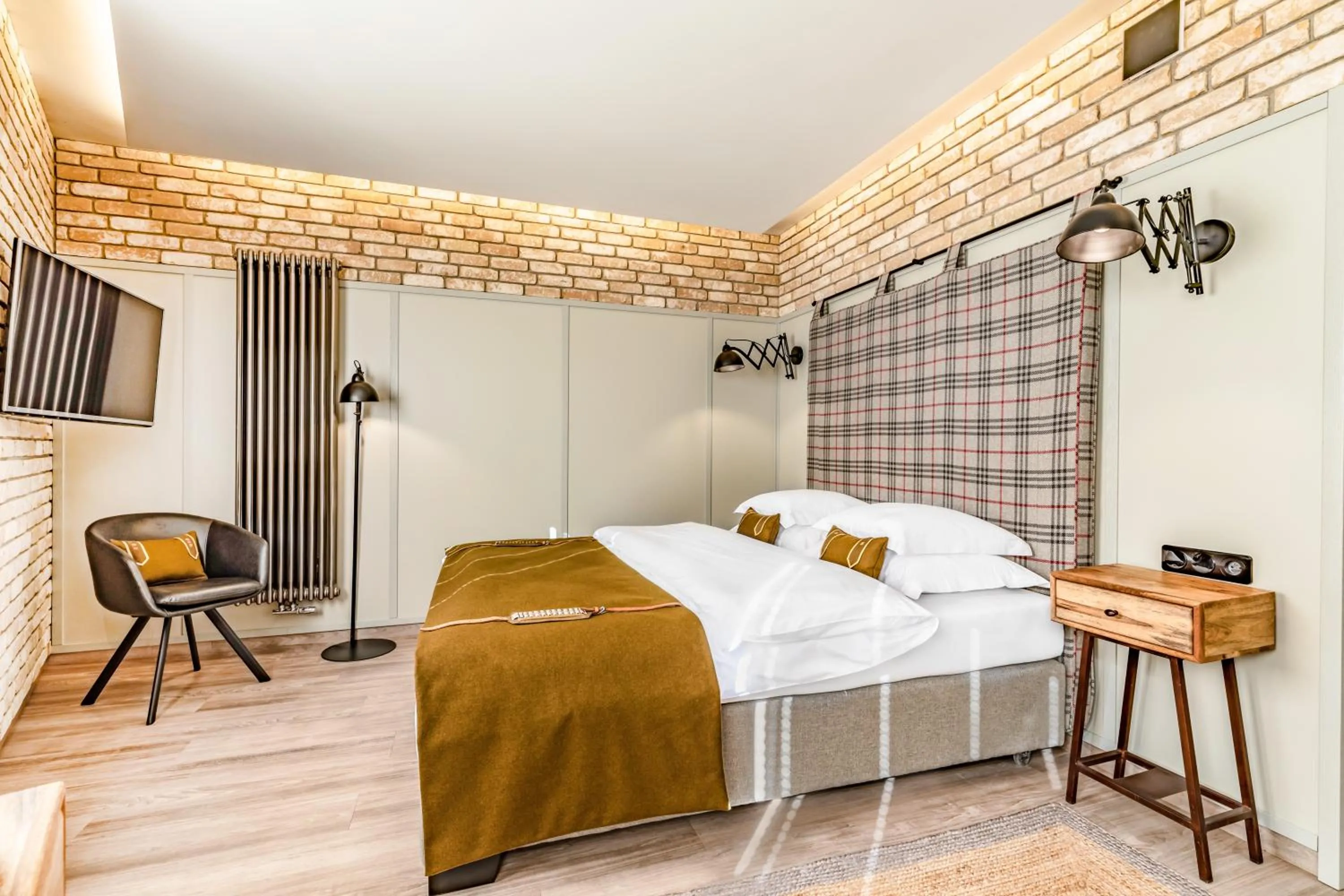 Bed in Hotel Traugutta3