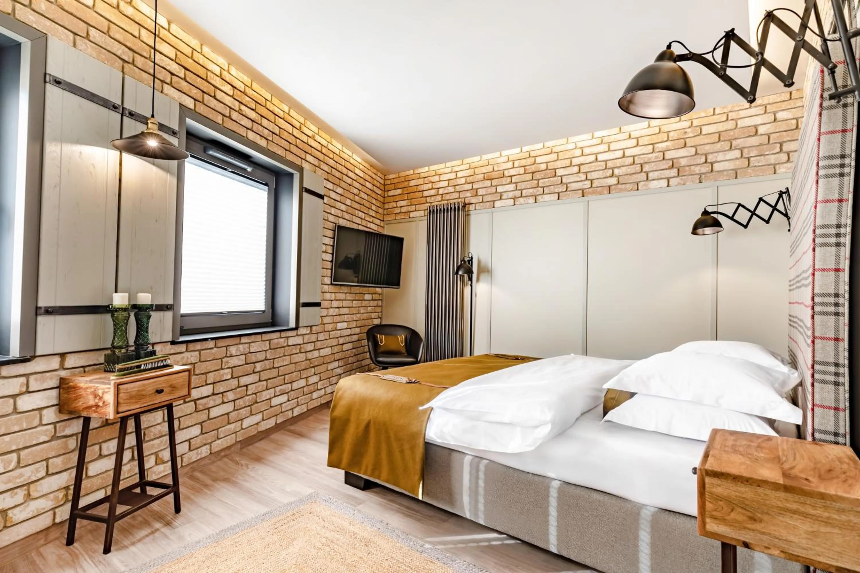 Bed in Hotel Traugutta3