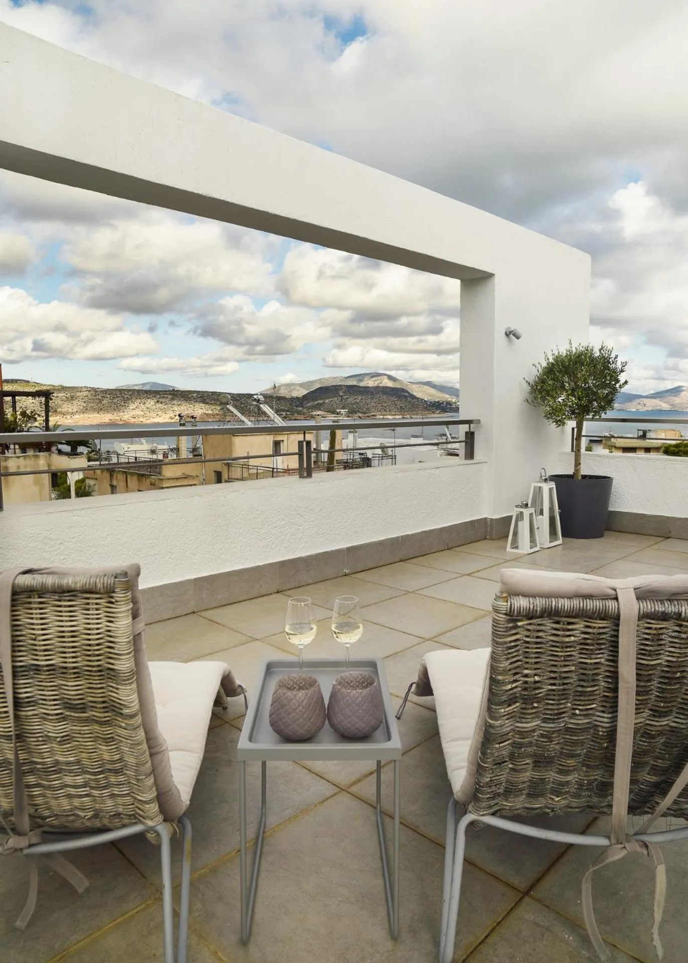 the coolest loft and terrace-varkiza sea view