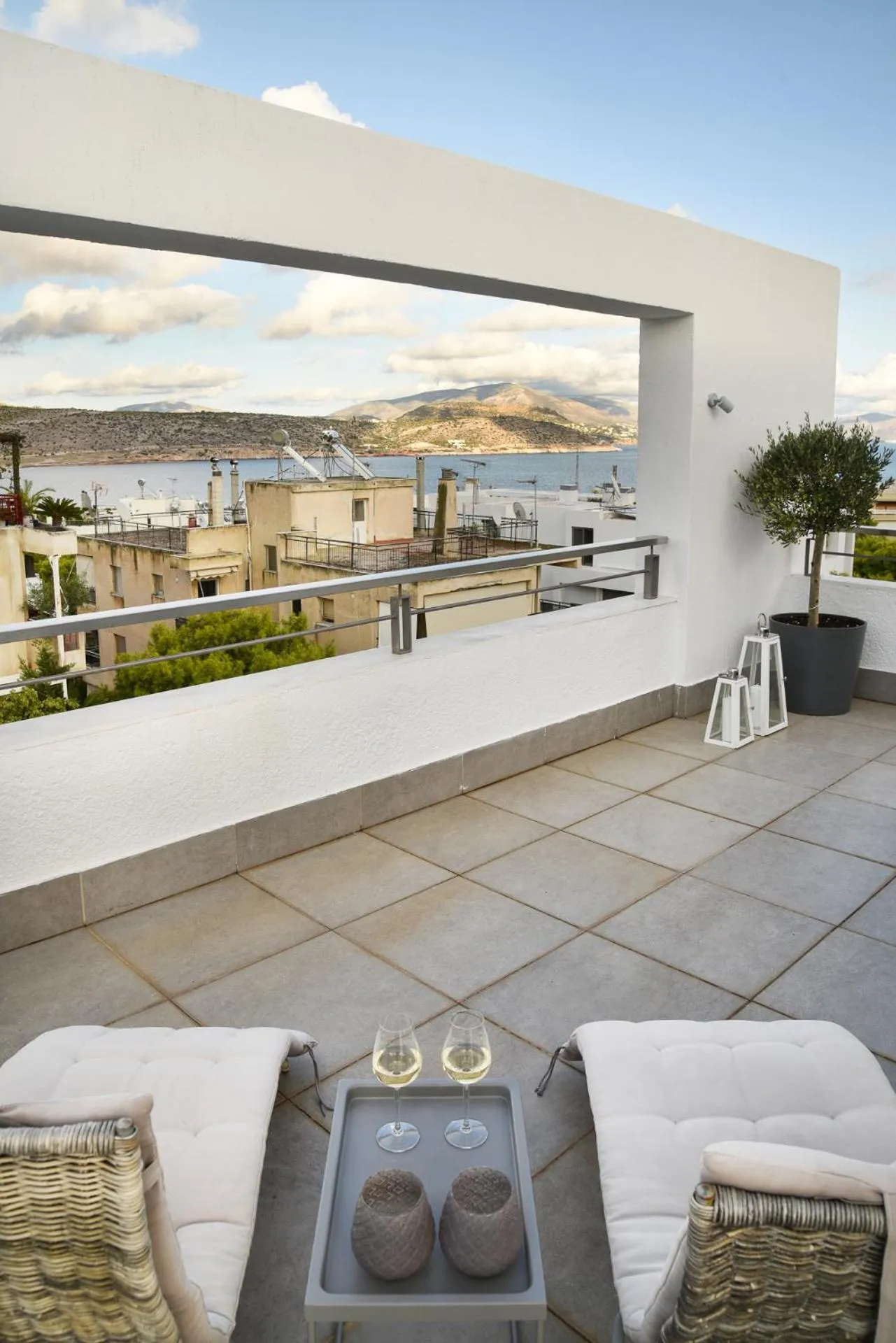 the coolest loft and terrace-varkiza sea view