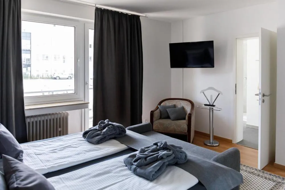 Bed in Ferienwohnung Morillenhang