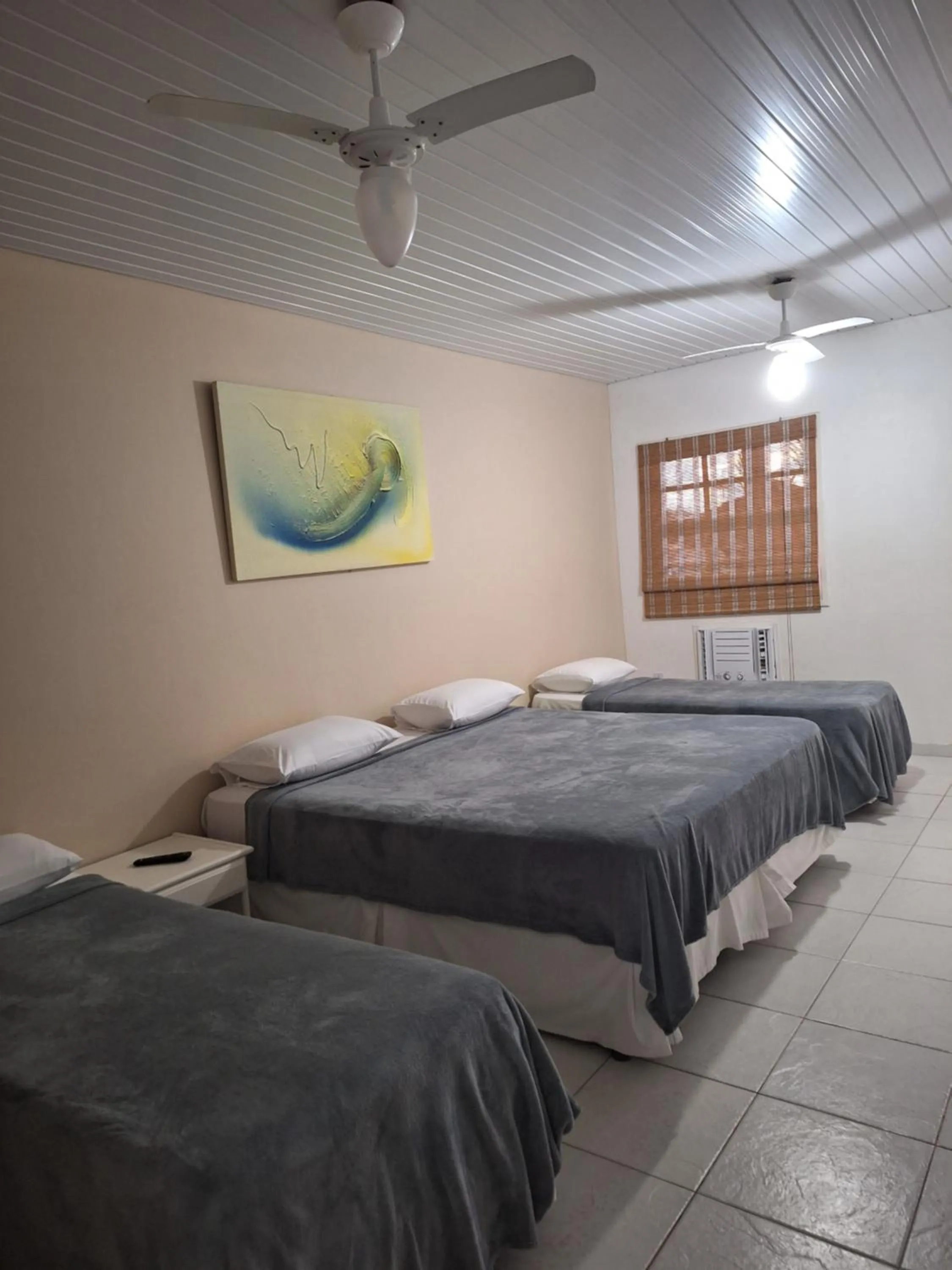 Bed in Pousada Areias Brancas