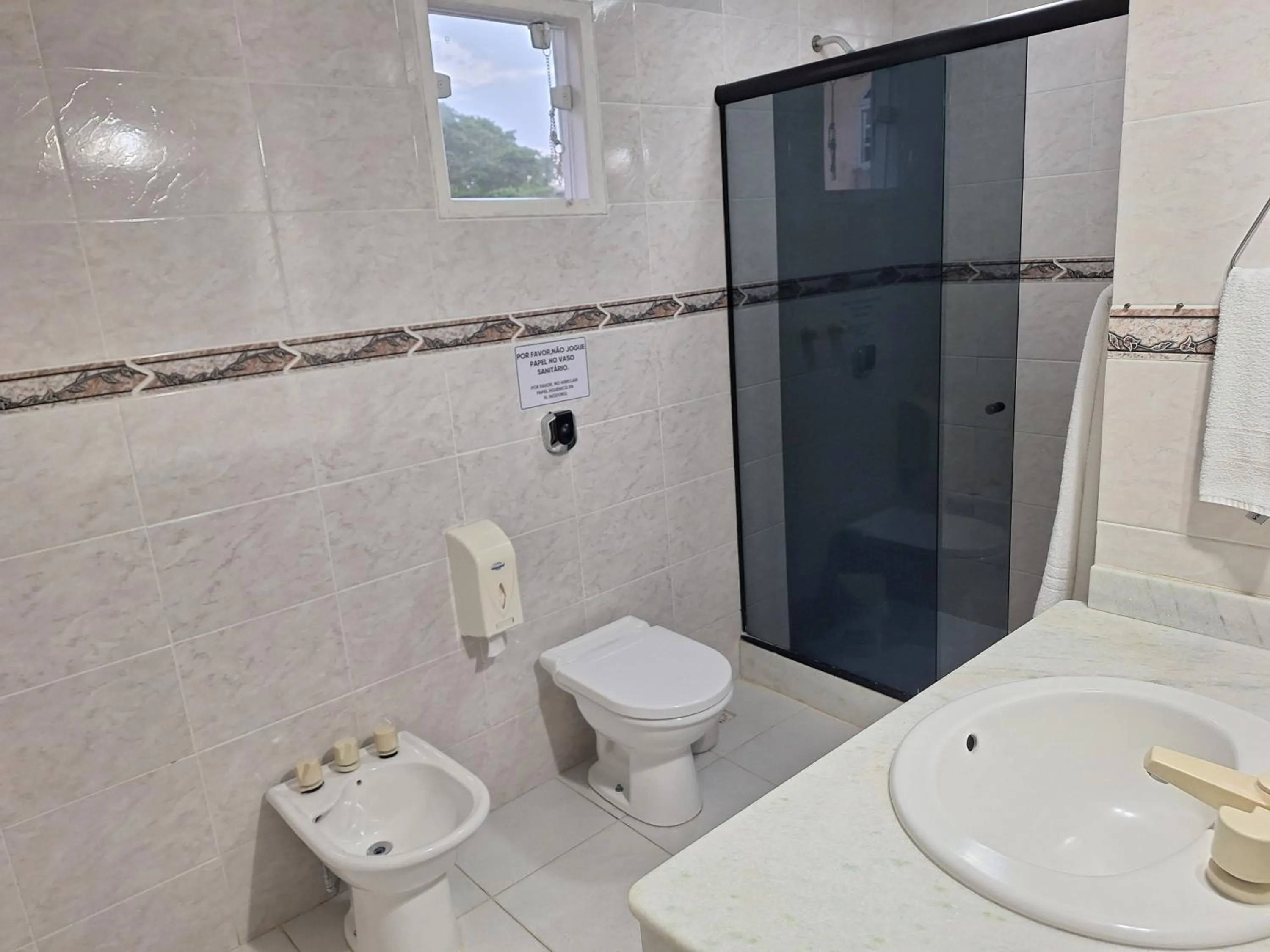 Shower in Pousada Areias Brancas