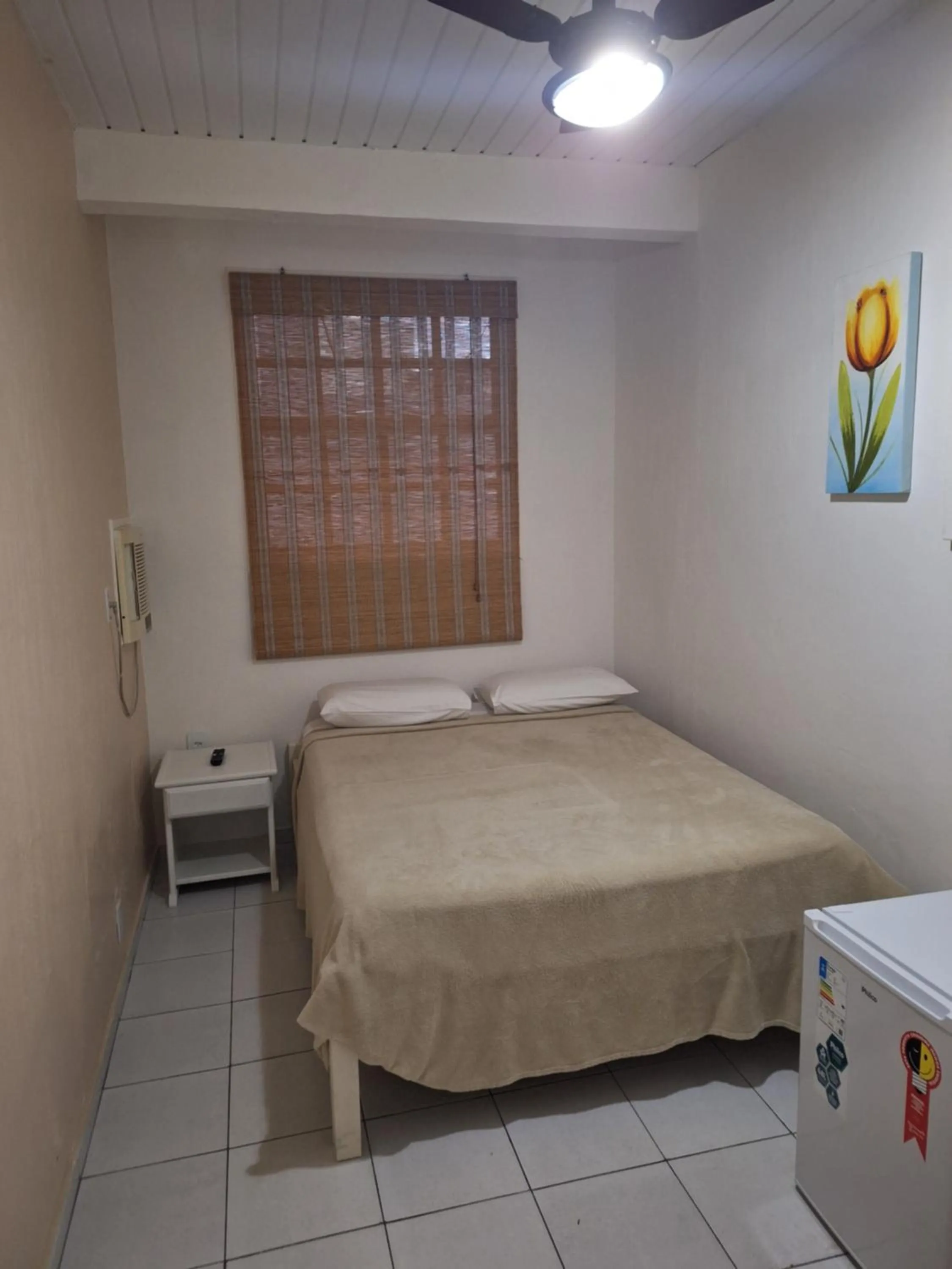 Bed in Pousada Areias Brancas