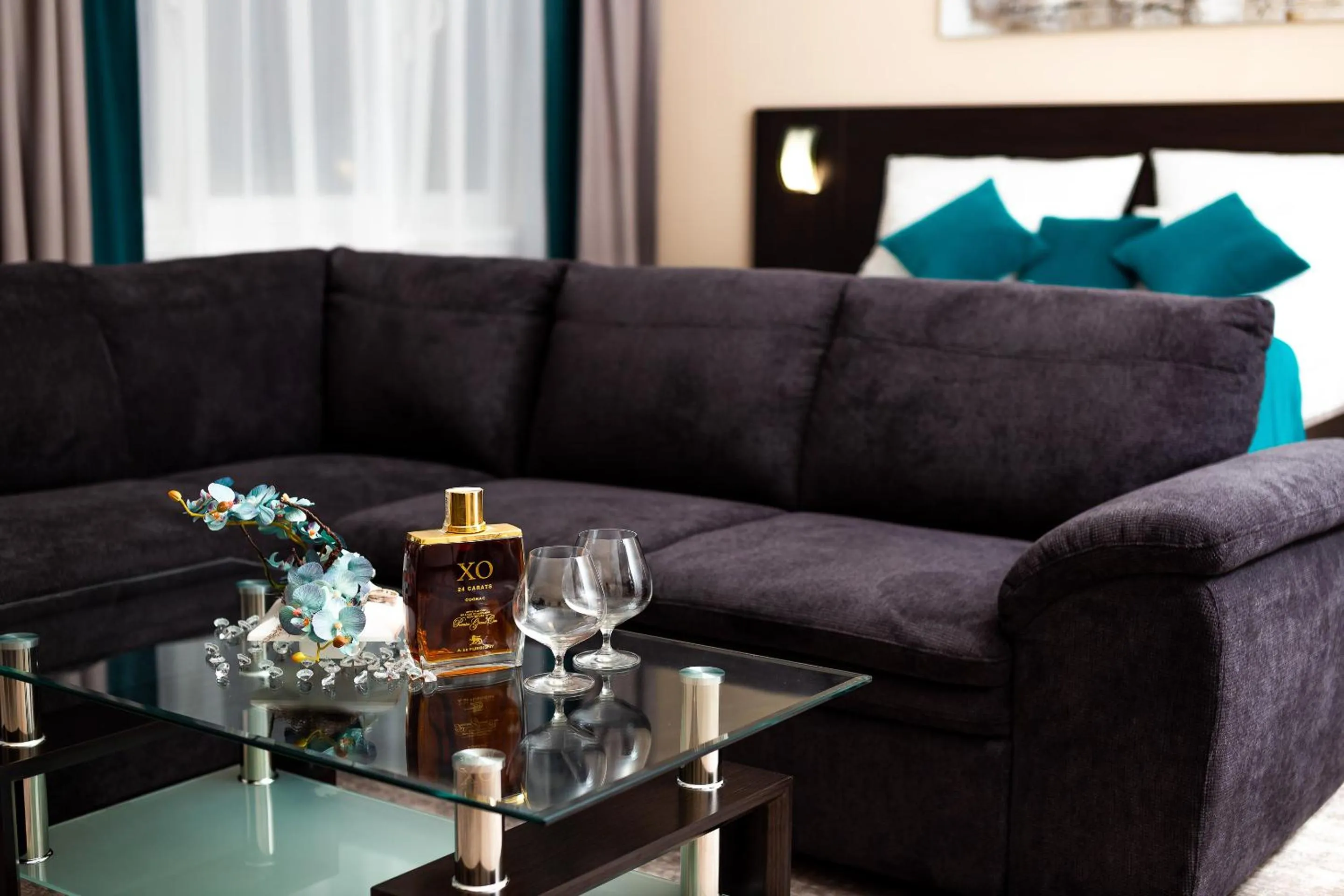 Living room in Hotel Crystal