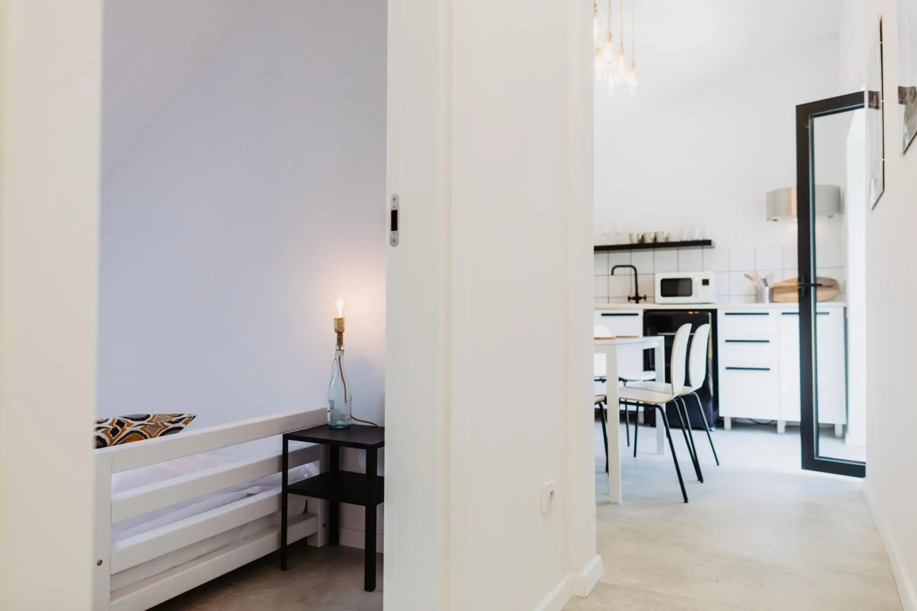 Two-Bedroom Deluxe Apartment with Balcony in Street Food Possonium Apartments Two-Bedroom Deluxe Apartment with Balcony in Street Food Possonium Apartments