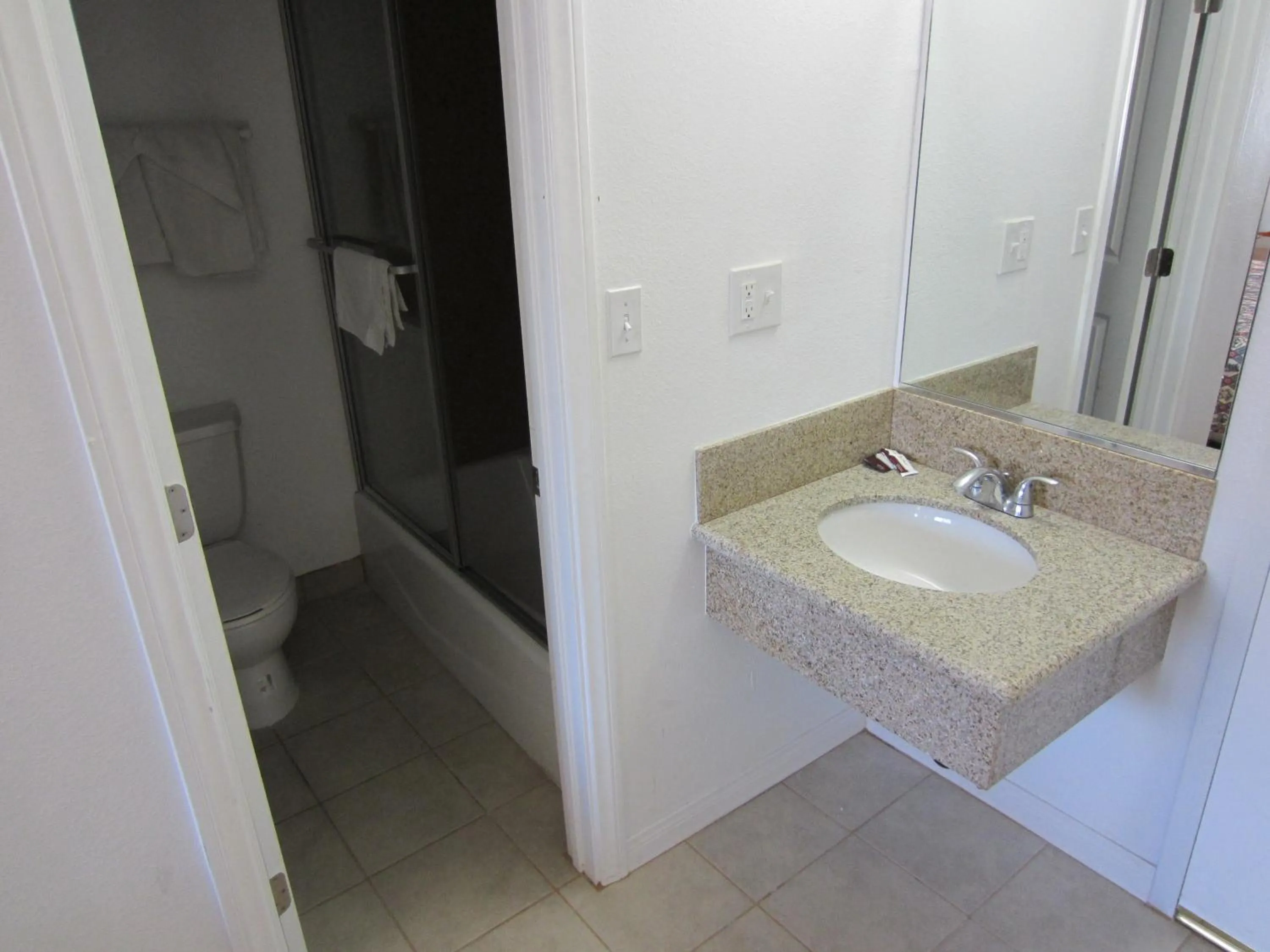 Bathroom in Coast Motel