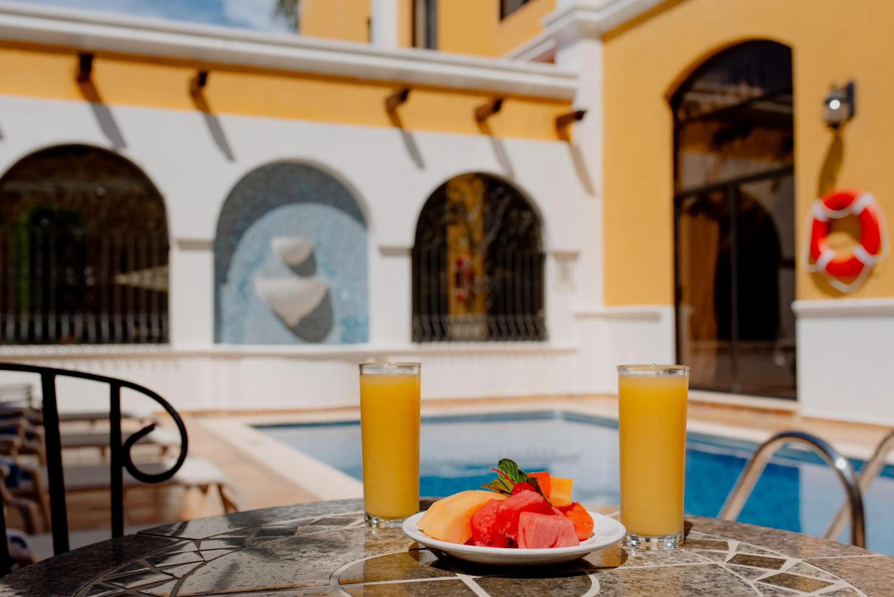 Breakfast in Hotel Plaza Campeche
