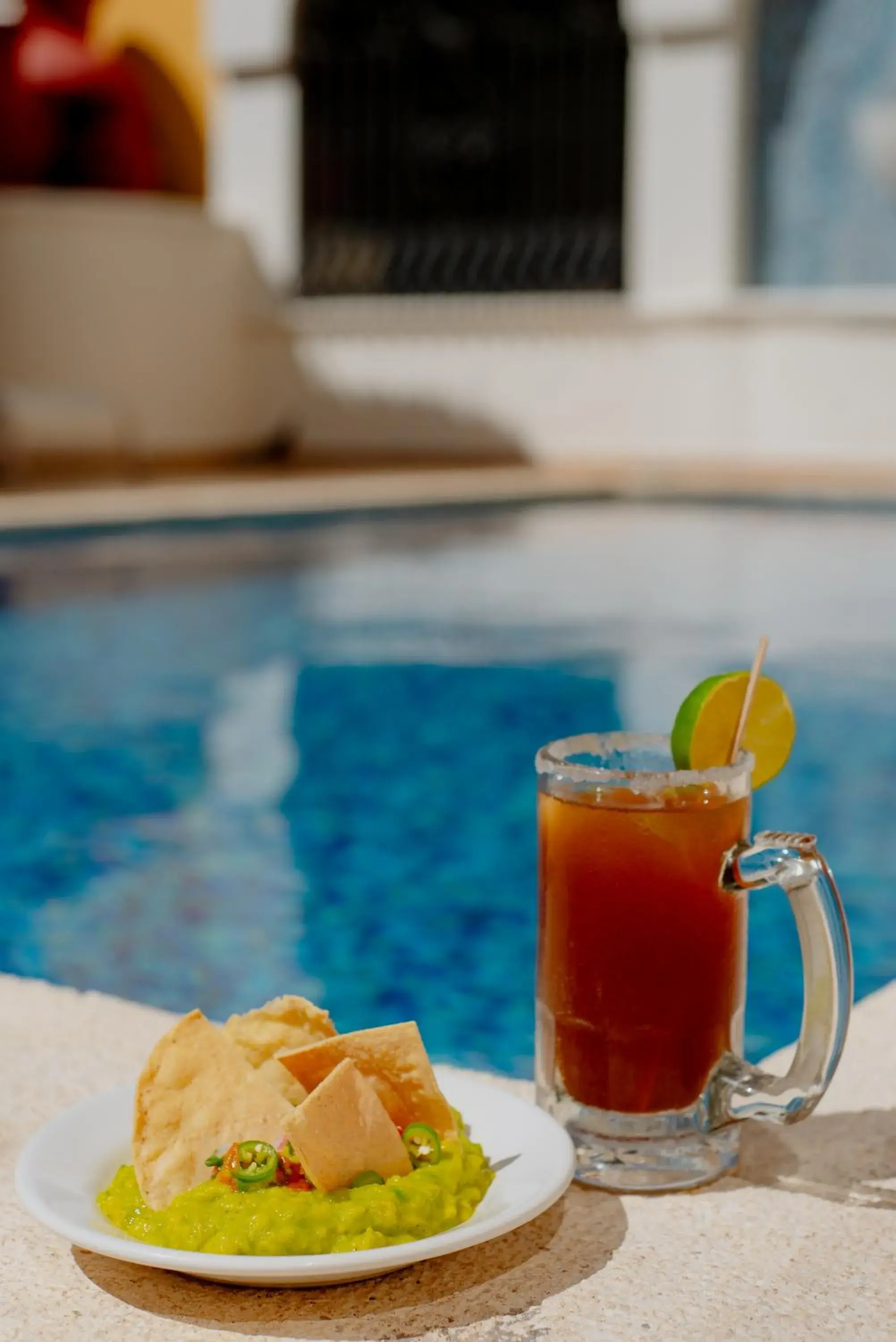 Swimming pool in Hotel Plaza Campeche Swimming pool in Hotel Plaza Campeche