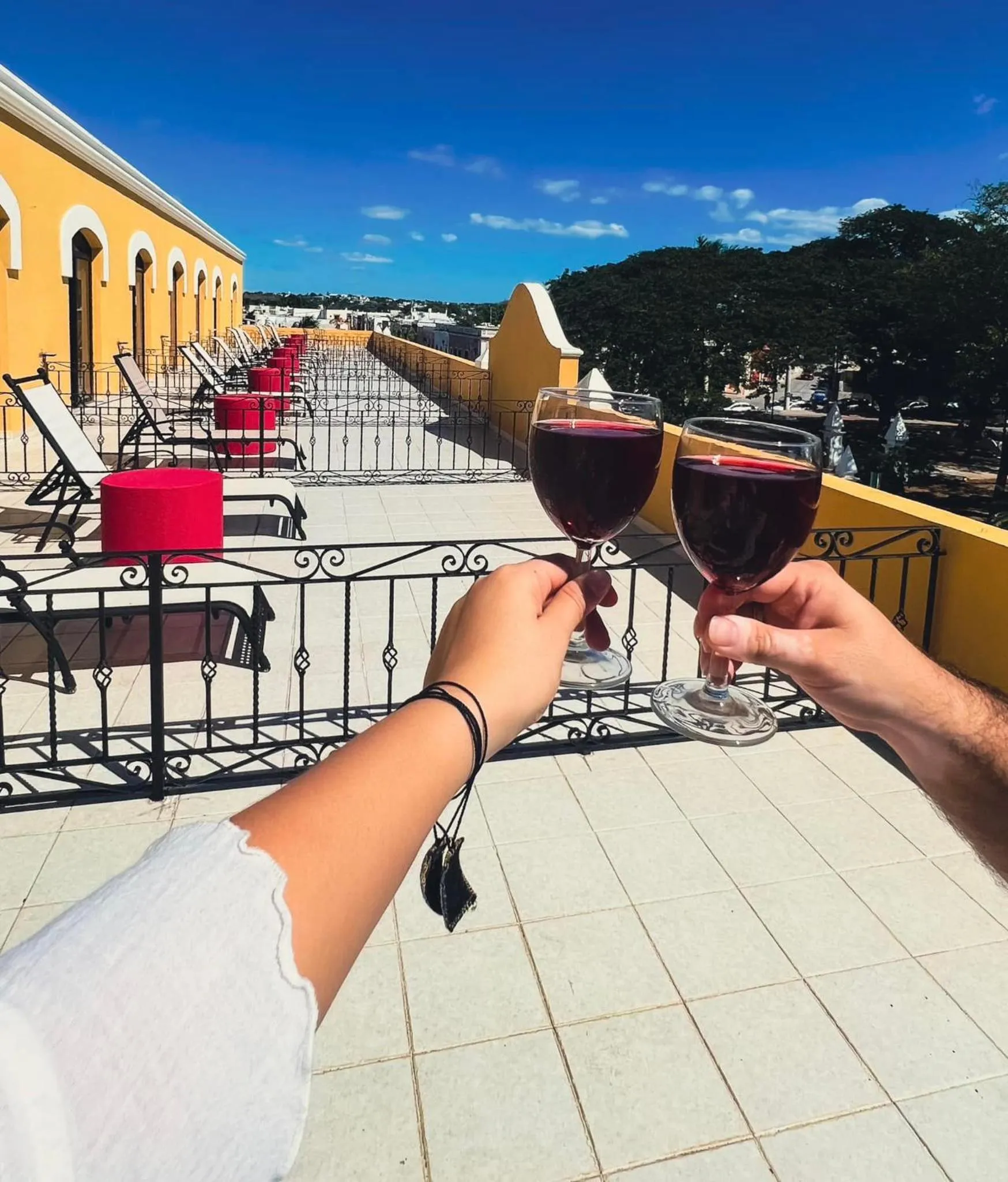 Balcony/Terrace in Hotel Plaza Campeche