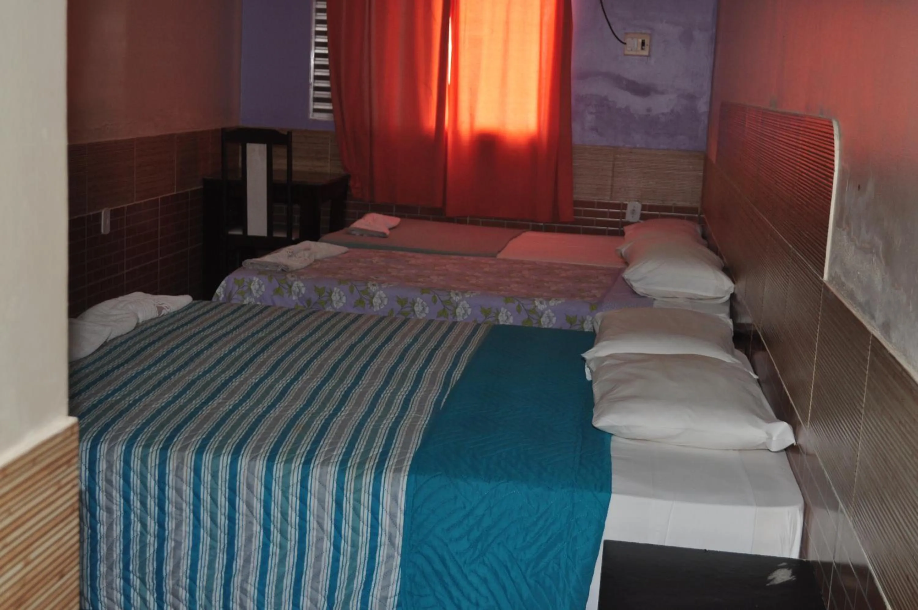 Bed in Hotel Pousada Paraíso das Águas