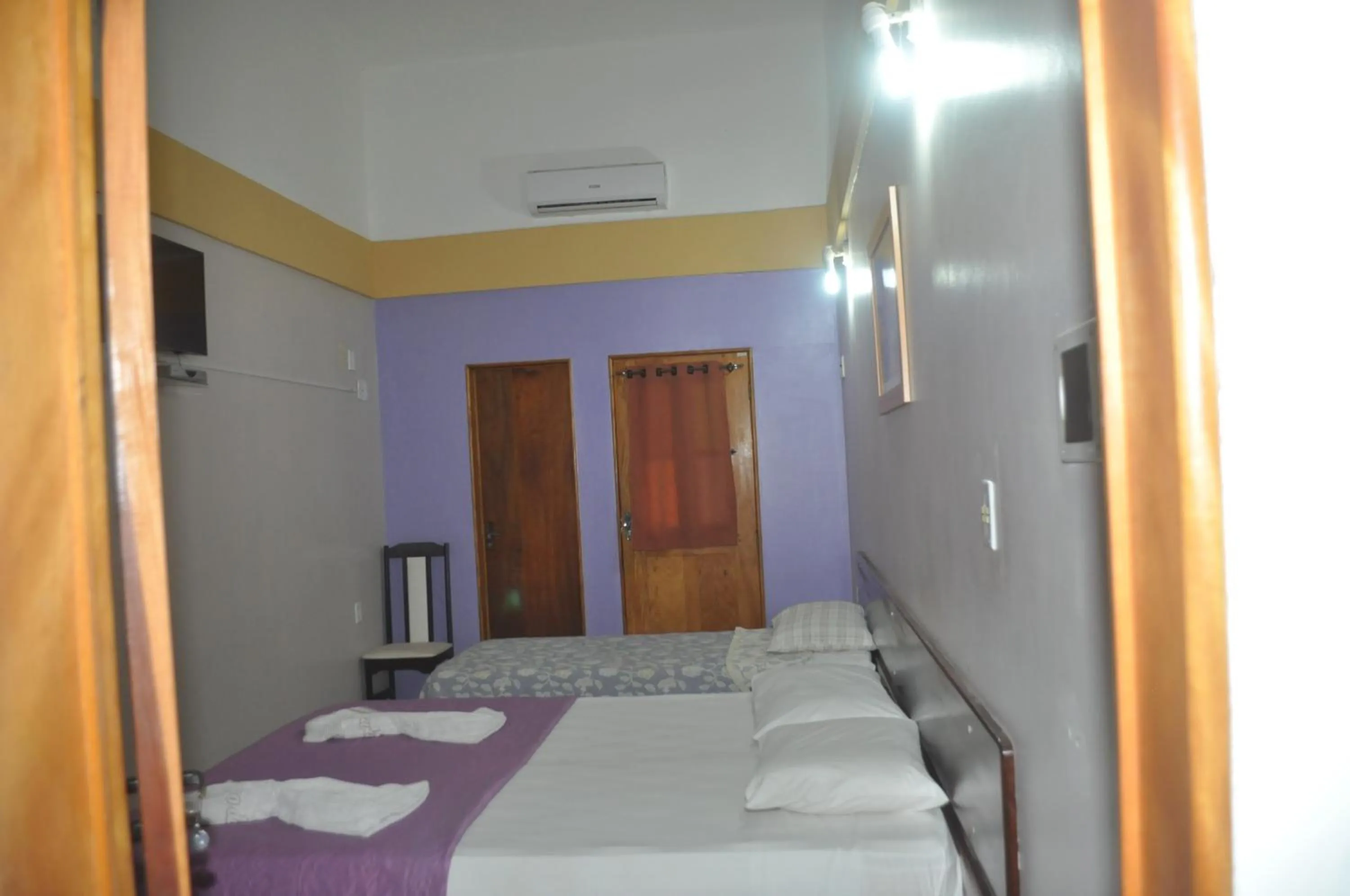 Bed in Hotel Pousada Paraíso das Águas