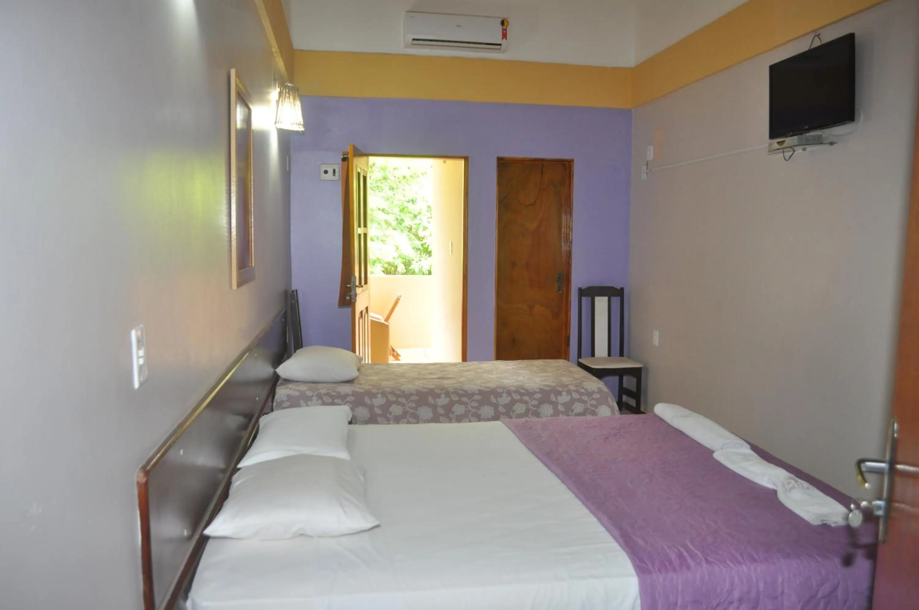 Bed in Hotel Pousada Paraíso das Águas