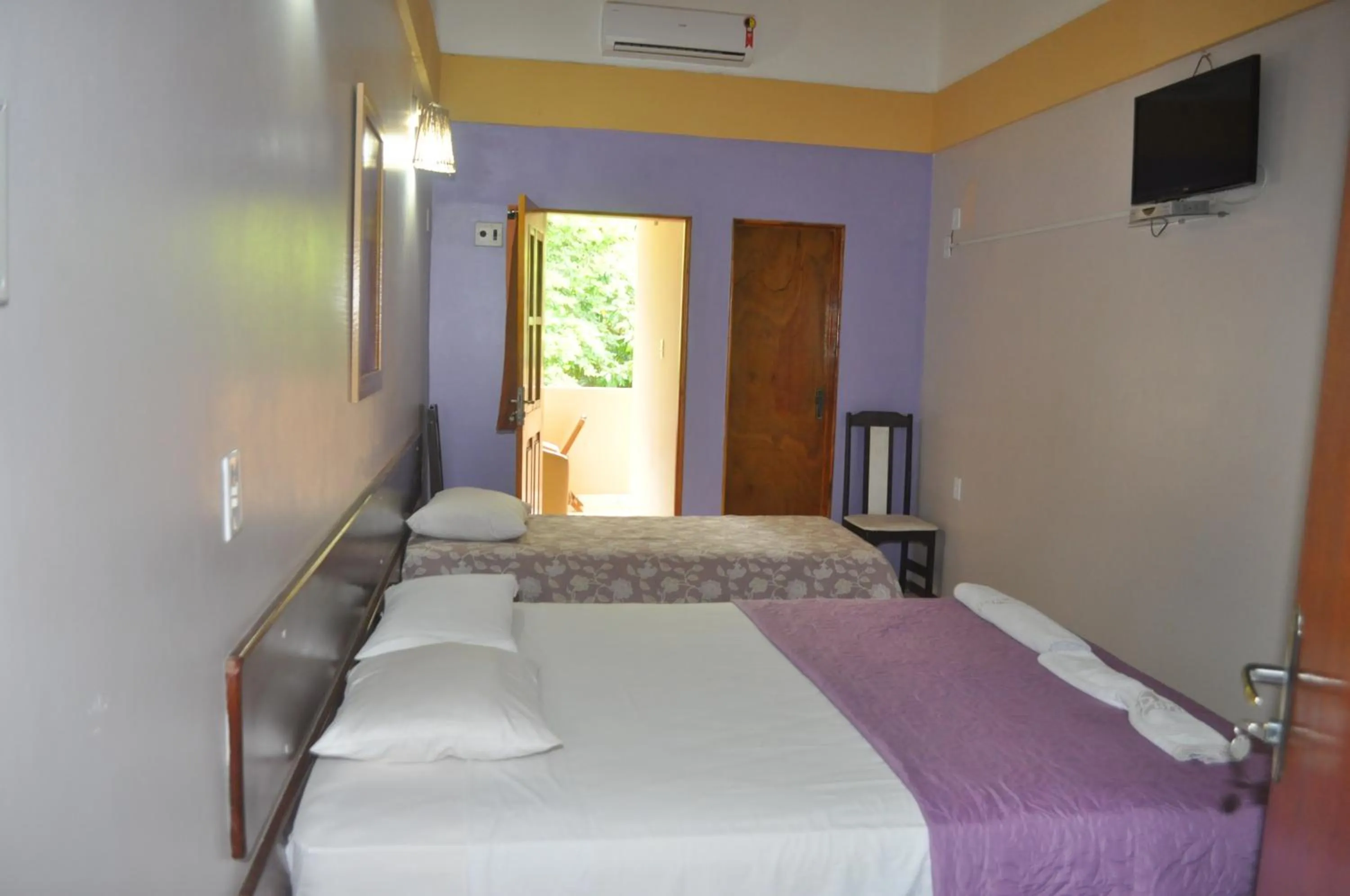 Bed in Hotel Pousada Paraíso das Águas