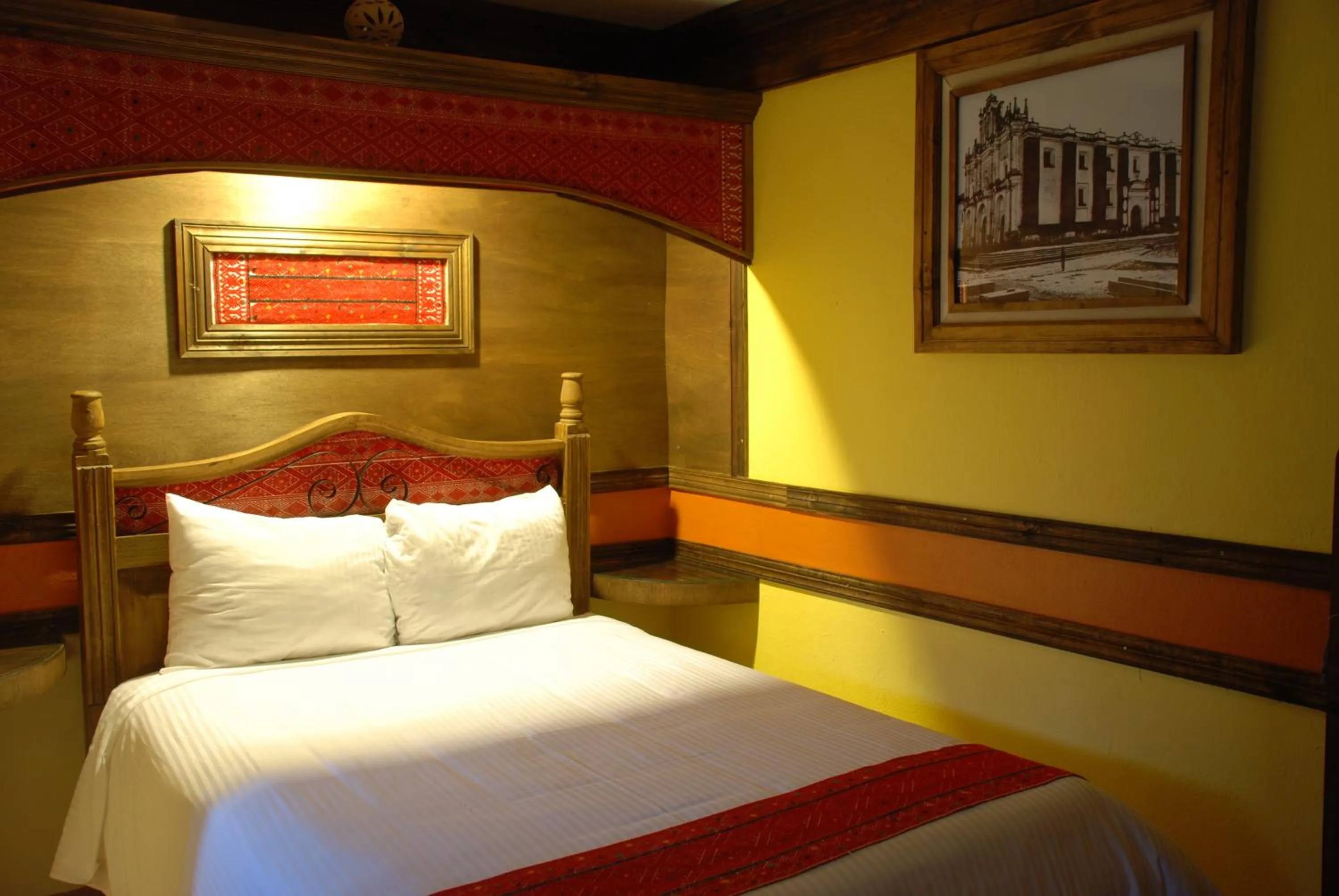 Bed in Nuestras Raíces Hotel - Museo - Restaurante