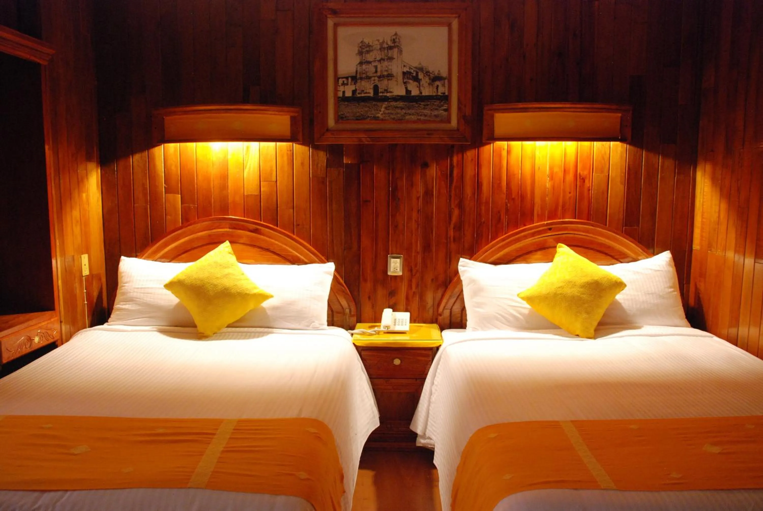 Bed in Nuestras Raíces Hotel - Museo - Restaurante