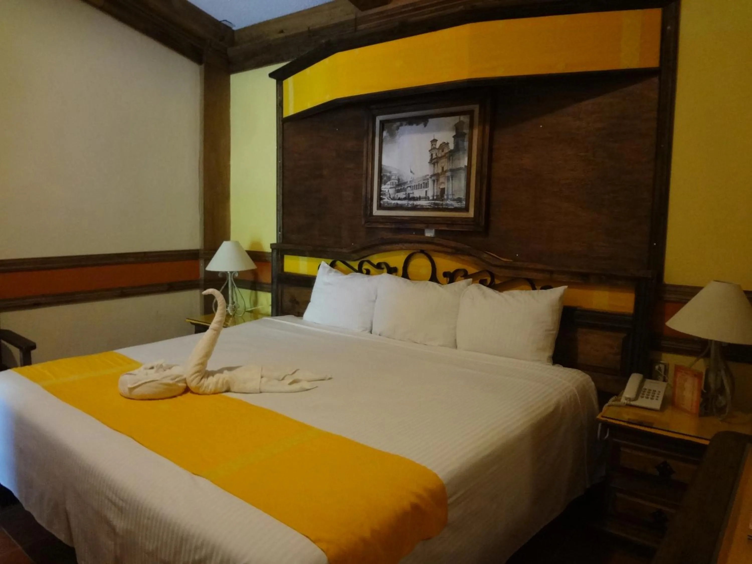 Bed in Nuestras Raíces Hotel - Museo - Restaurante